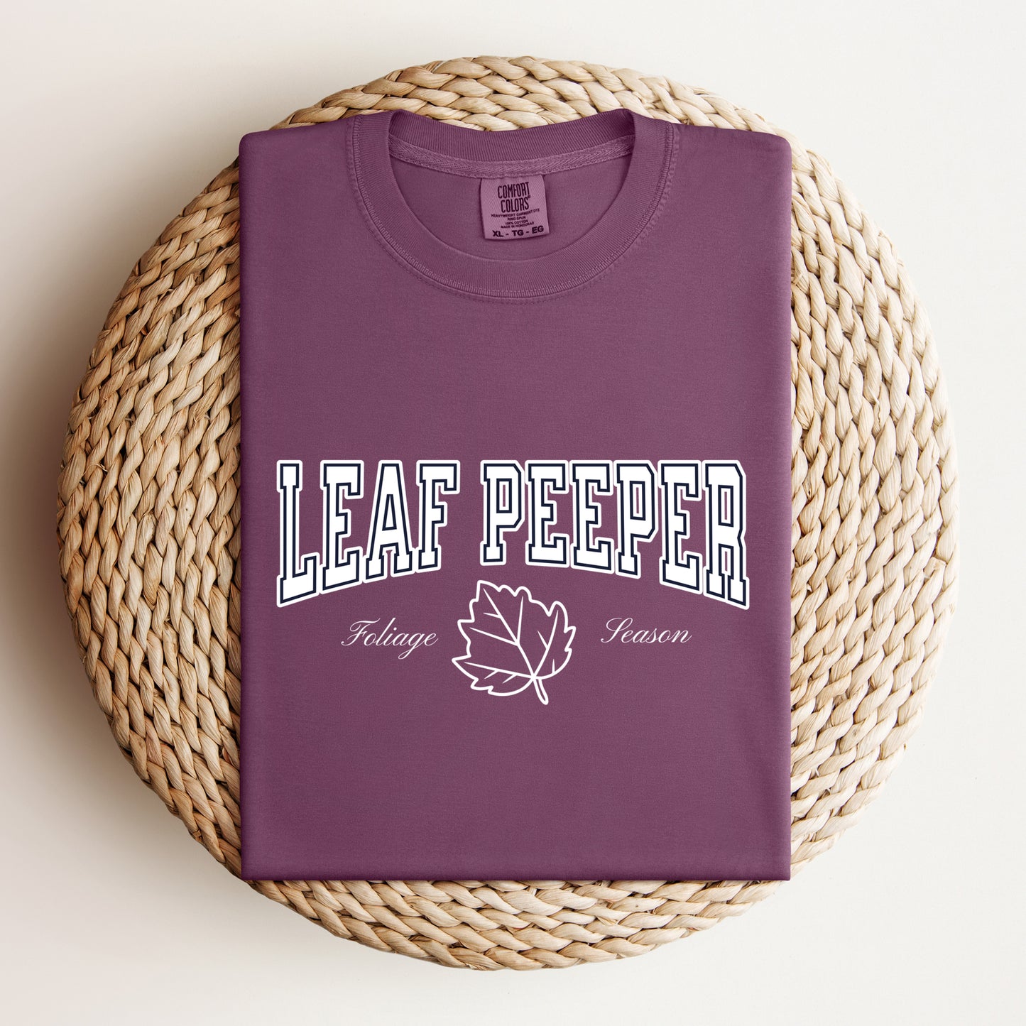 New England Leaf Peeping Comfort Colors Fall Season T-Shirt