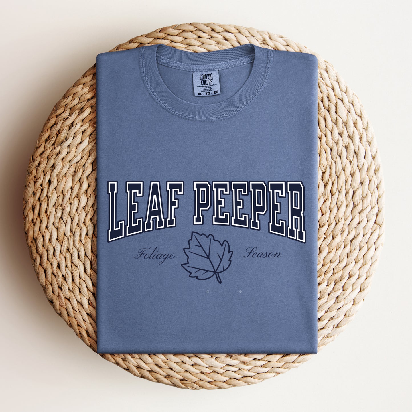 New England Leaf Peeping Comfort Colors Fall Season T-Shirt