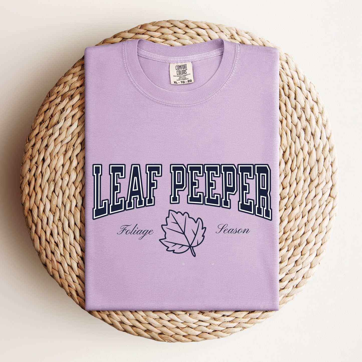 New England Leaf Peeping Comfort Colors Fall Season T-Shirt