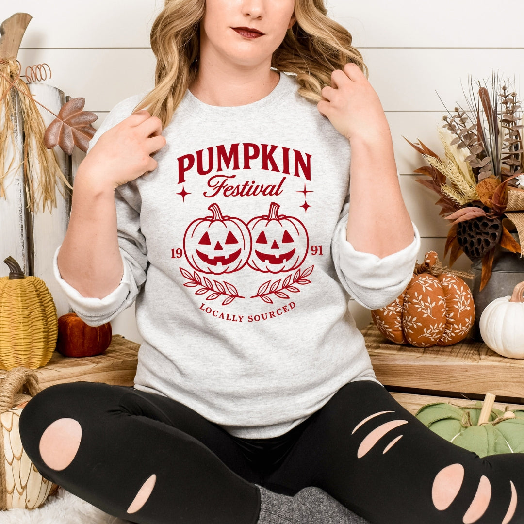 New Hampshire Pumpkin Festival Sweatshirt: Originally Sourced World Record in Keene, New Hampshire