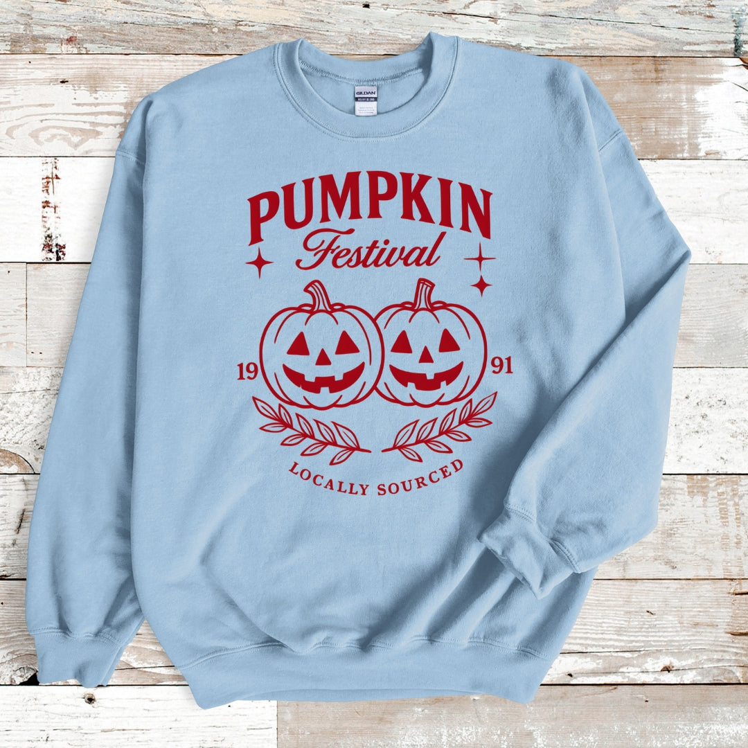 New Hampshire Pumpkin Festival Sweatshirt: Originally Sourced World Record in Keene, New Hampshire