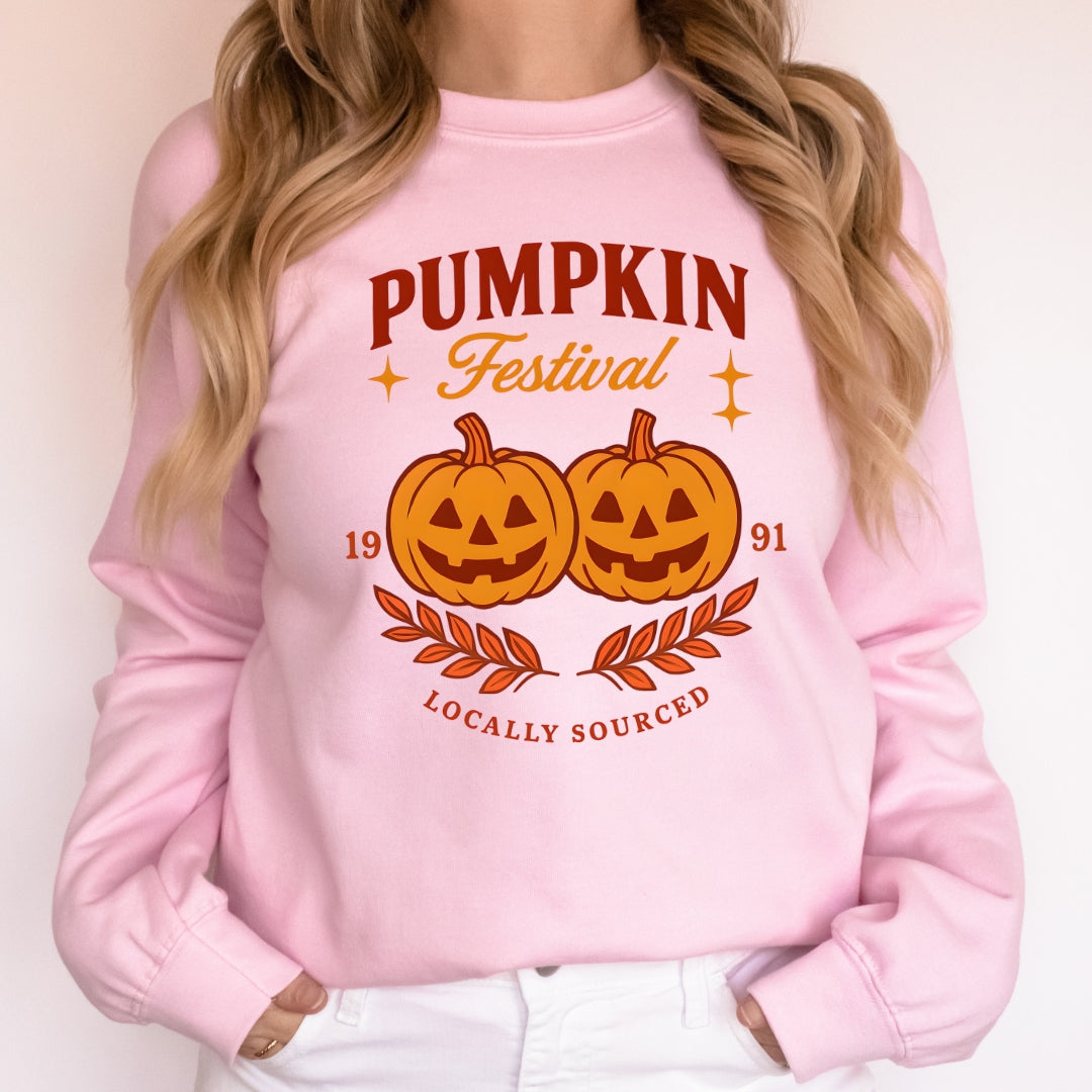 New Hampshire Pumpkin Festival Sweatshirt: Originally Sourced World Record in Keene, New Hampshire