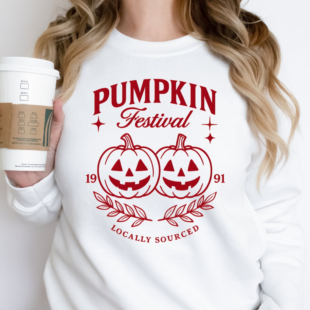 New Hampshire Pumpkin Festival Sweatshirt: Originally Sourced World Record in Keene, New Hampshire