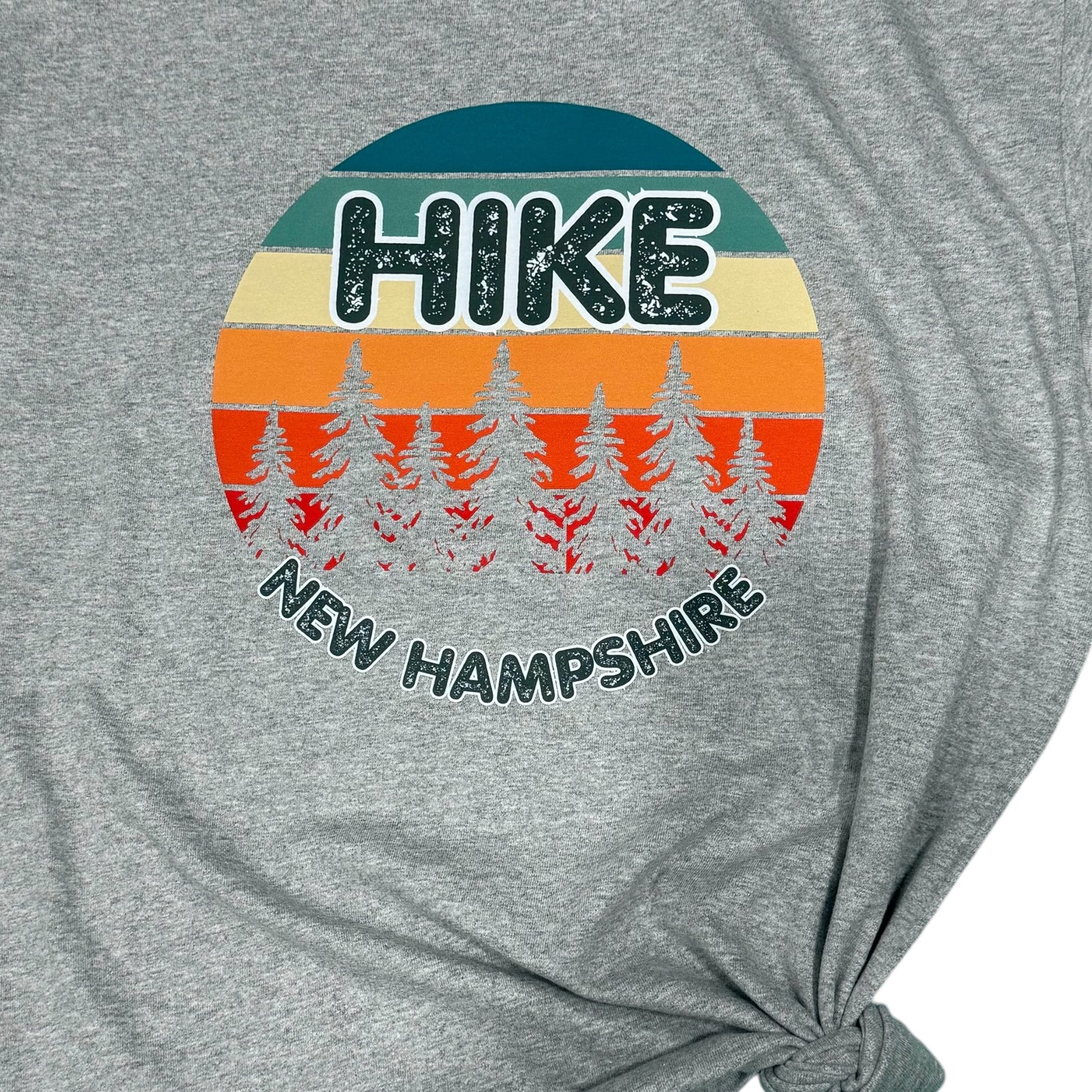 Hike New Hampshire Retro Sunset T-Shirt