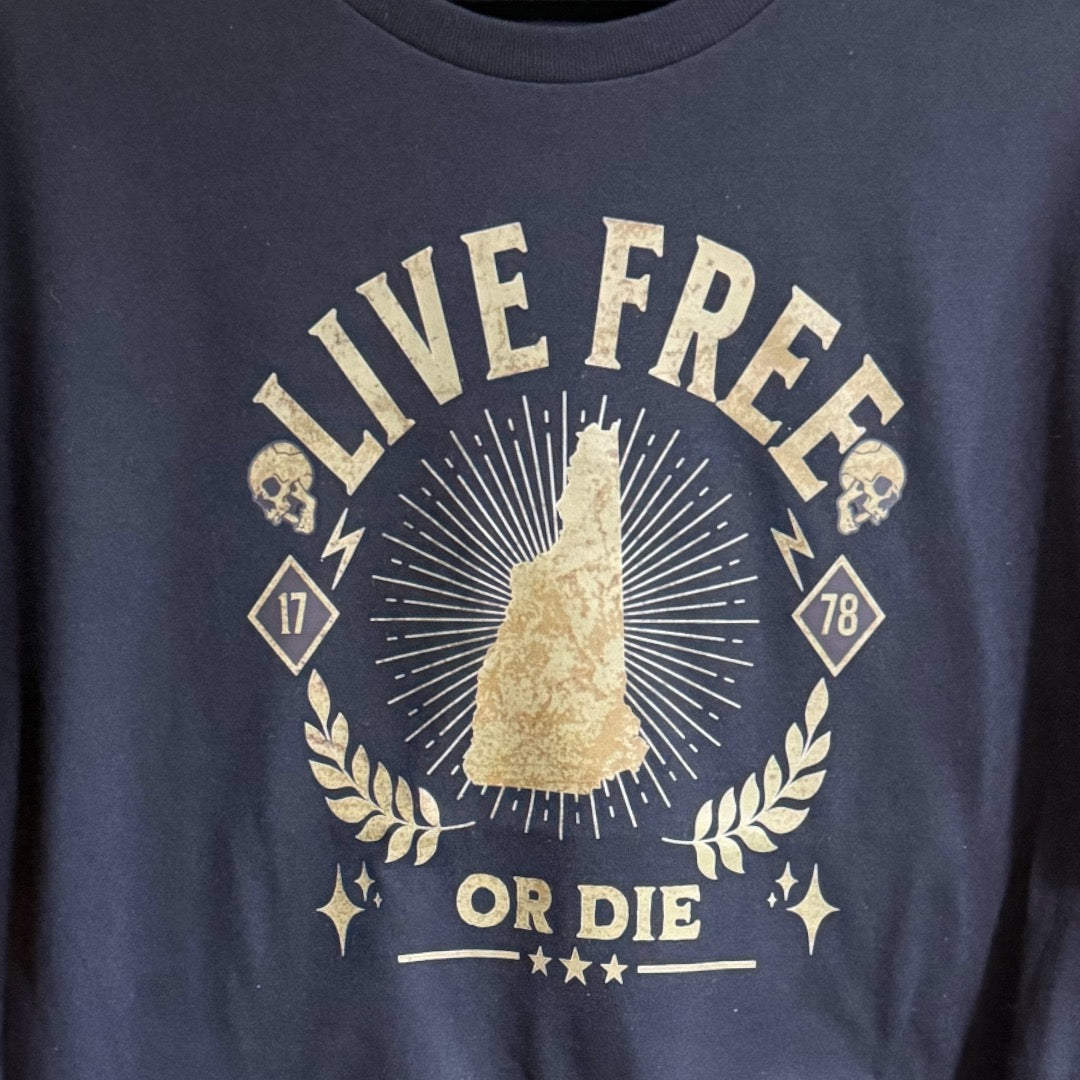 "Live Free or Die" New Hampshire T-Shirt