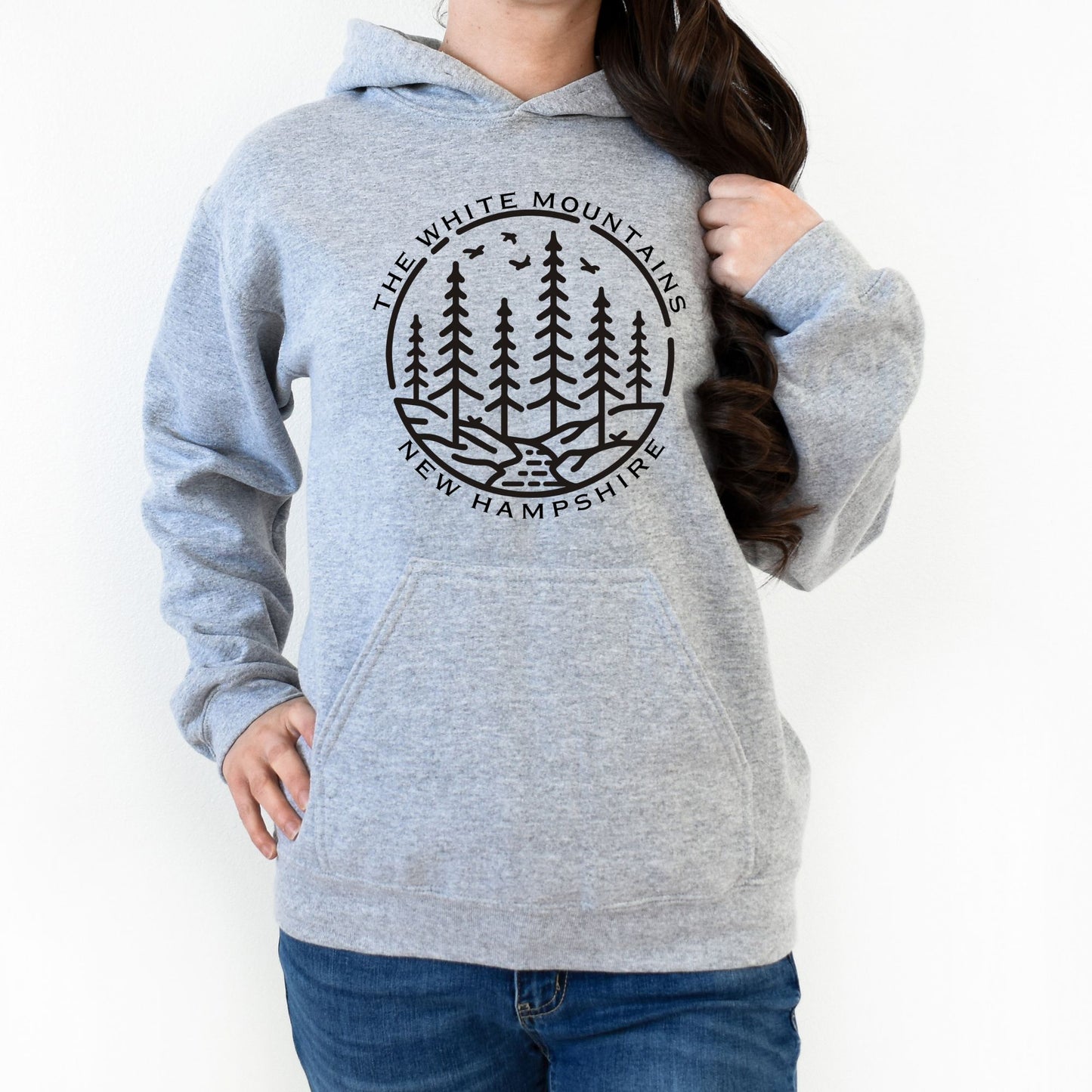 New Hampshire White Mountains Hooded Sweatshirt