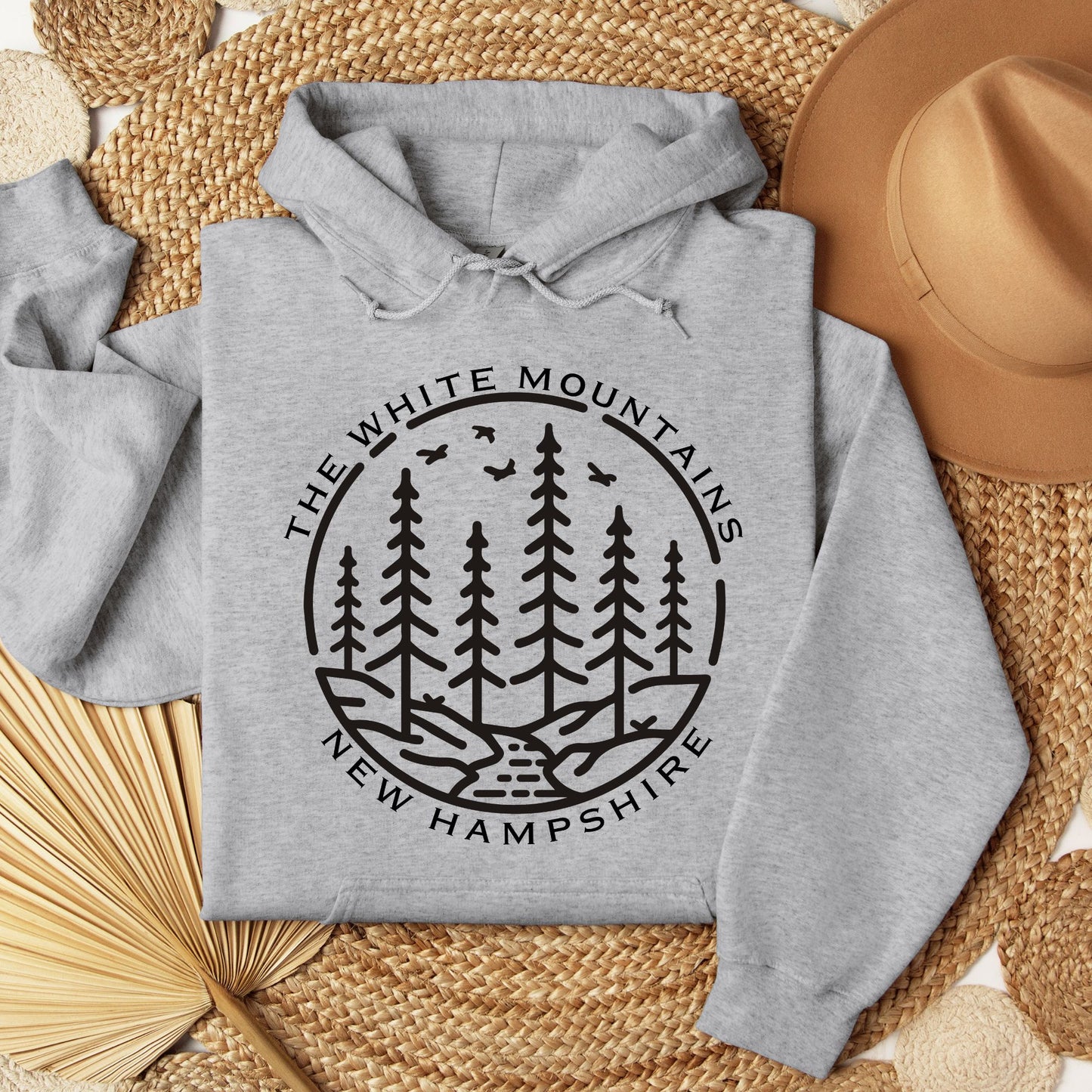 New Hampshire White Mountains Hooded Sweatshirt