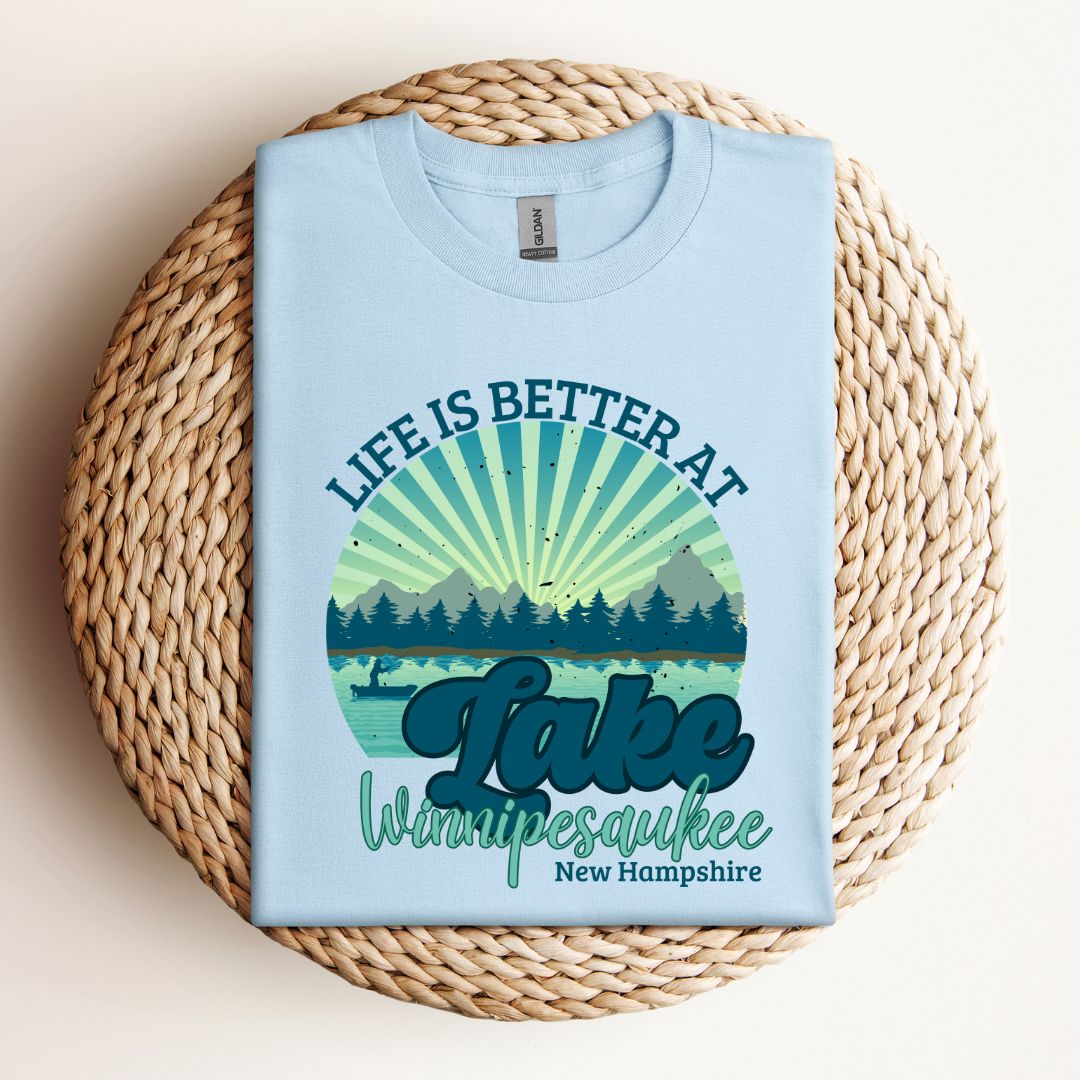 Lake Winnipesaukee, New Hampshire T-Shirt - Lake Life
