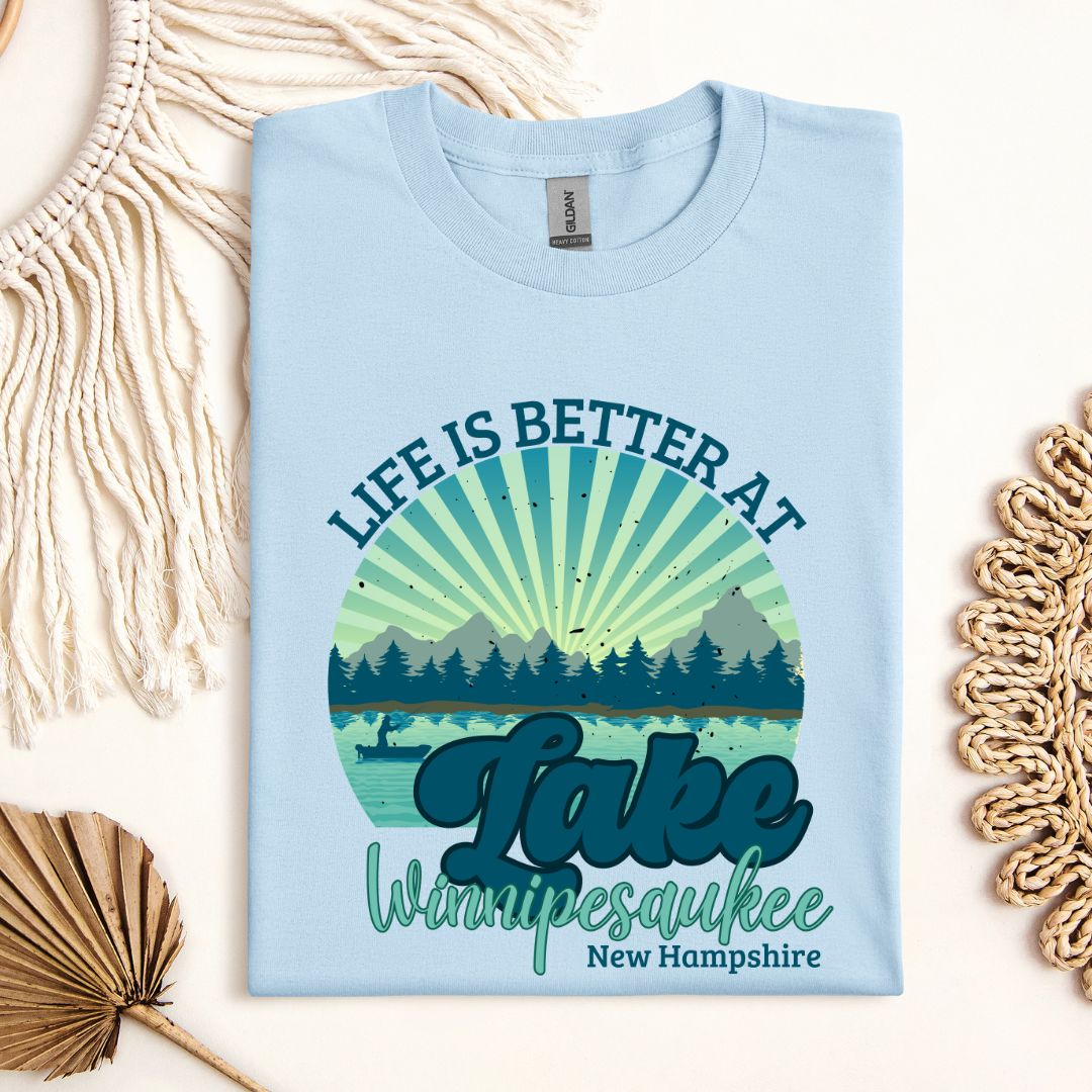 Lake Winnipesaukee, New Hampshire T-Shirt - Lake Life