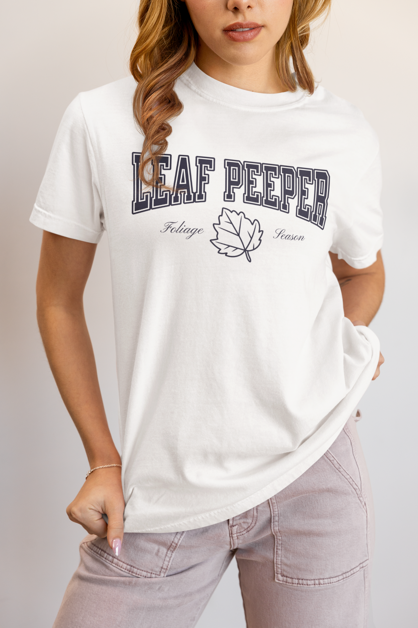 New England Leaf Peeping Comfort Colors Fall Season T-Shirt