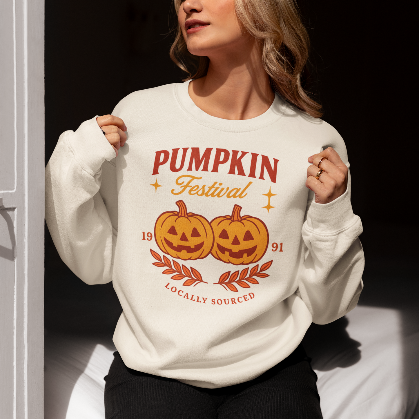 New Hampshire Pumpkin Festival Sweatshirt: Originally Sourced World Record in Keene, New Hampshire