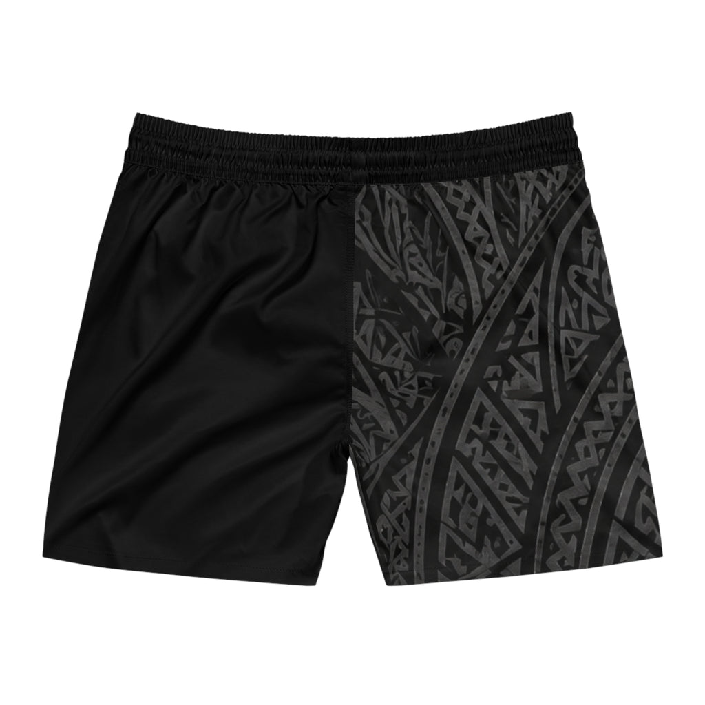 Relentless Tribal Swim Shorts — Men's Mid-Length Beach Trunks