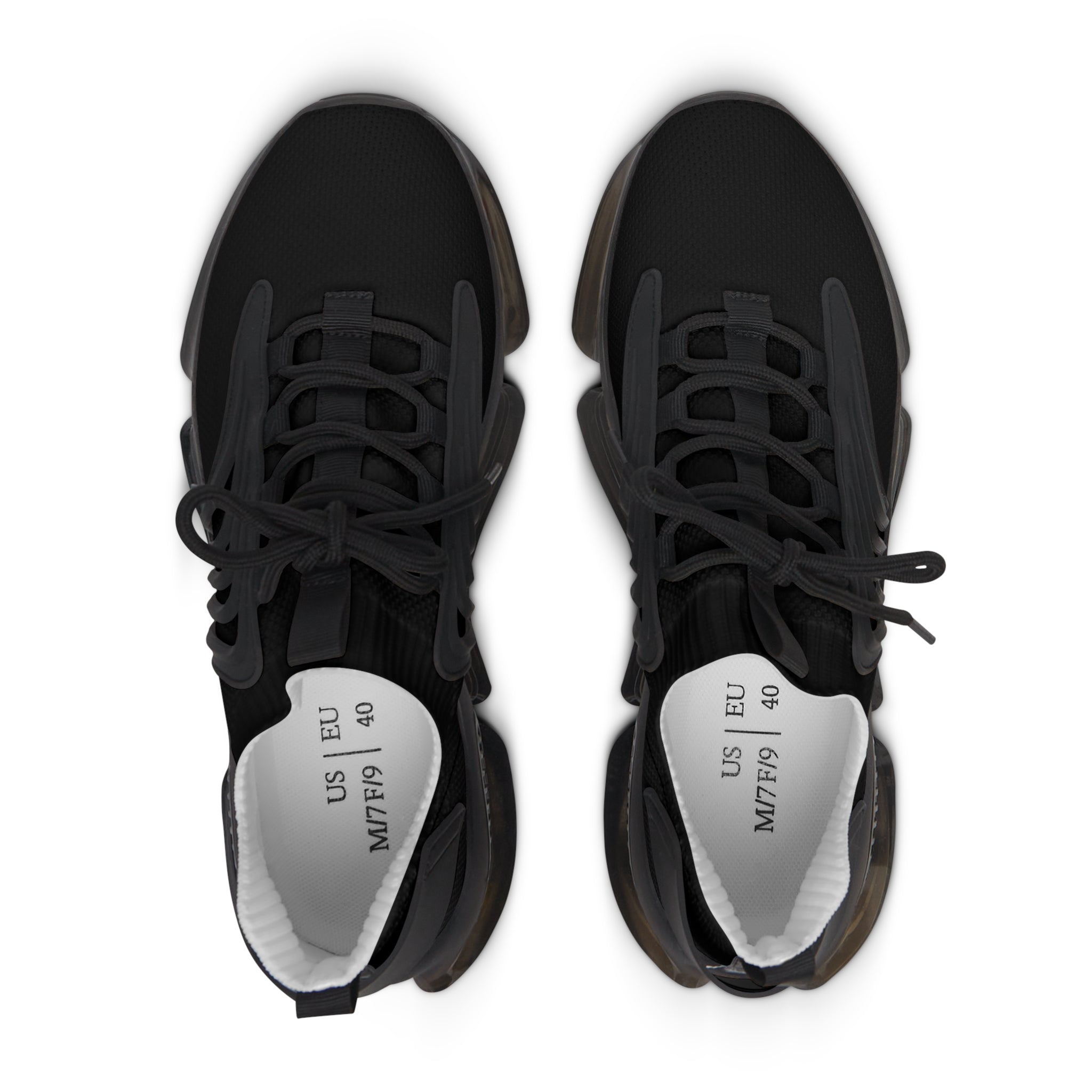 Apex Women's Black Mesh Sneakers — Lightweight Breathable Running Shoes
