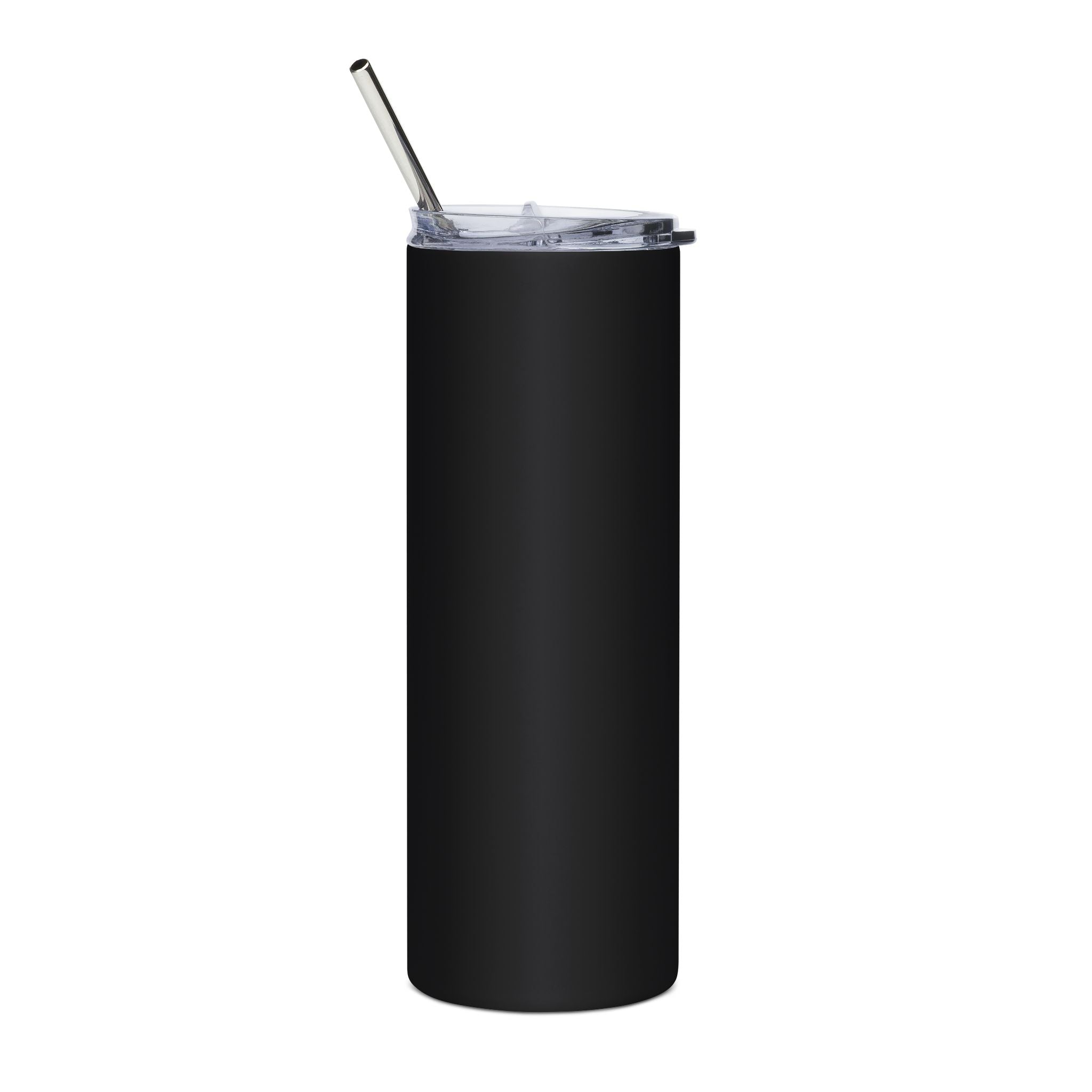 20oz Stainless Tumbler — "Confident Focused Powerful Unstoppable" Leopard Accent