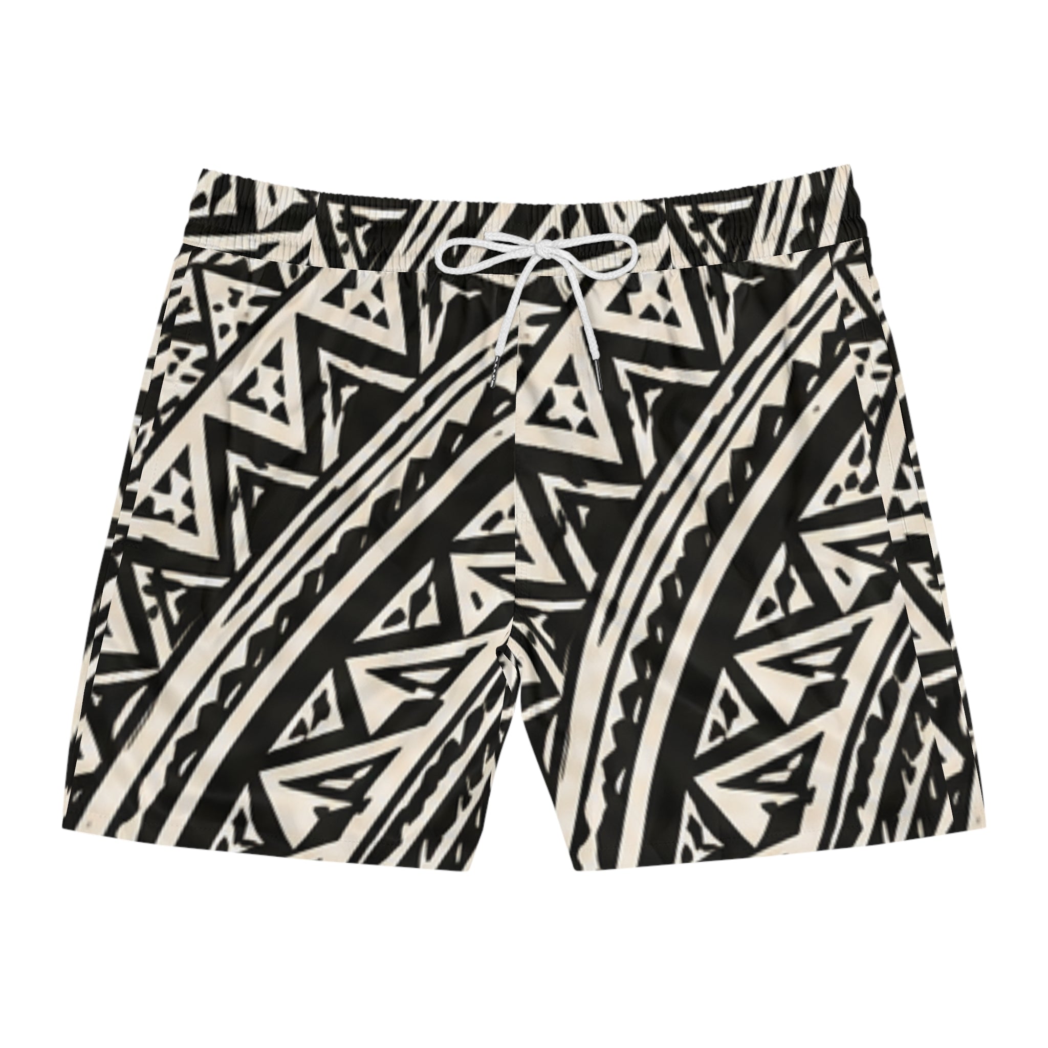 Night Shark Tooth Tribal Swim Shorts
