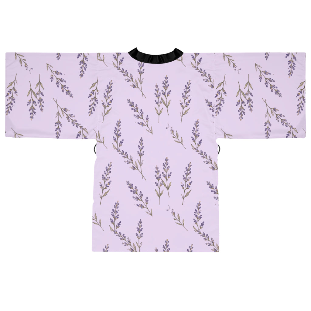 Lavender Sprig Kimono Robe