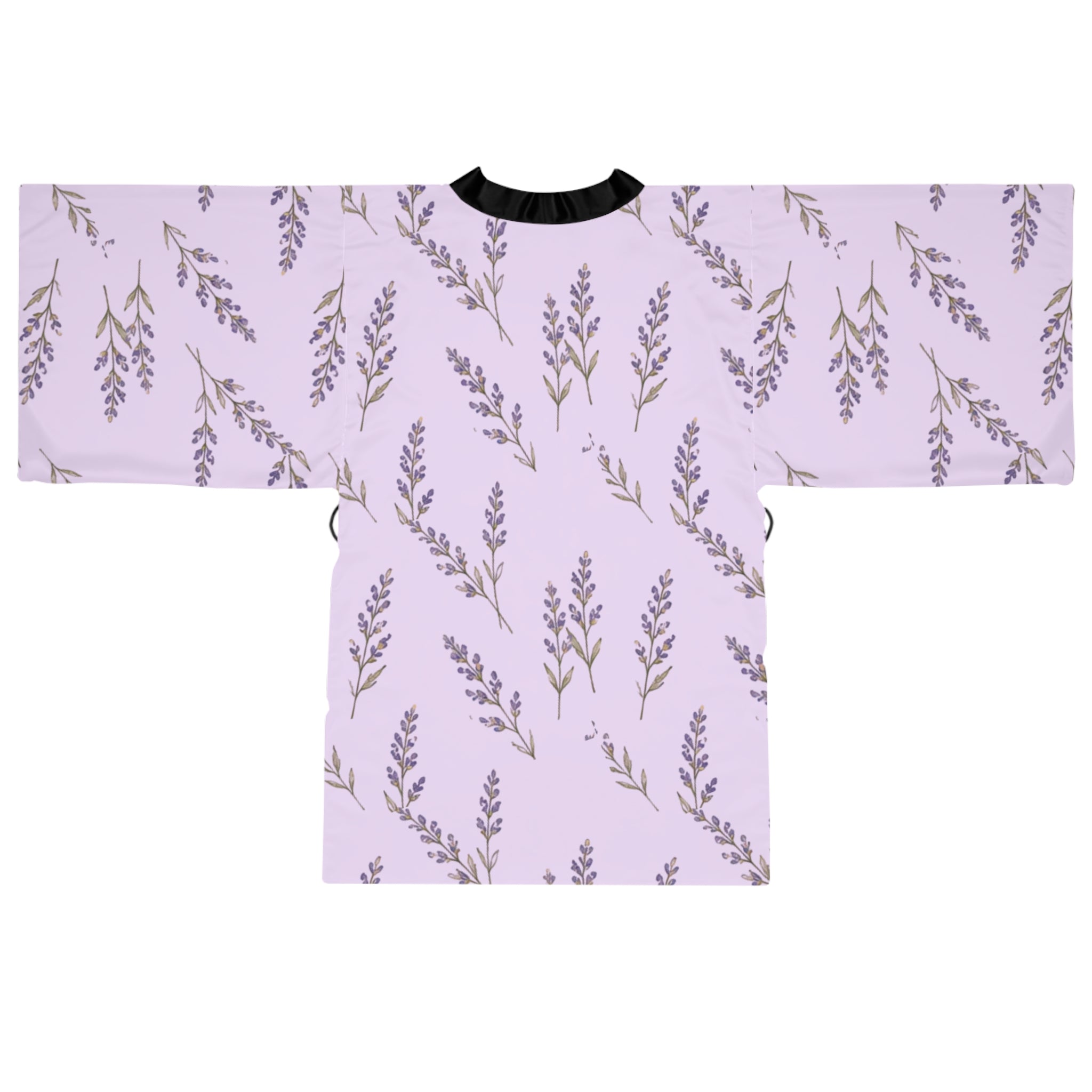 Lavender Sprig Kimono Robe
