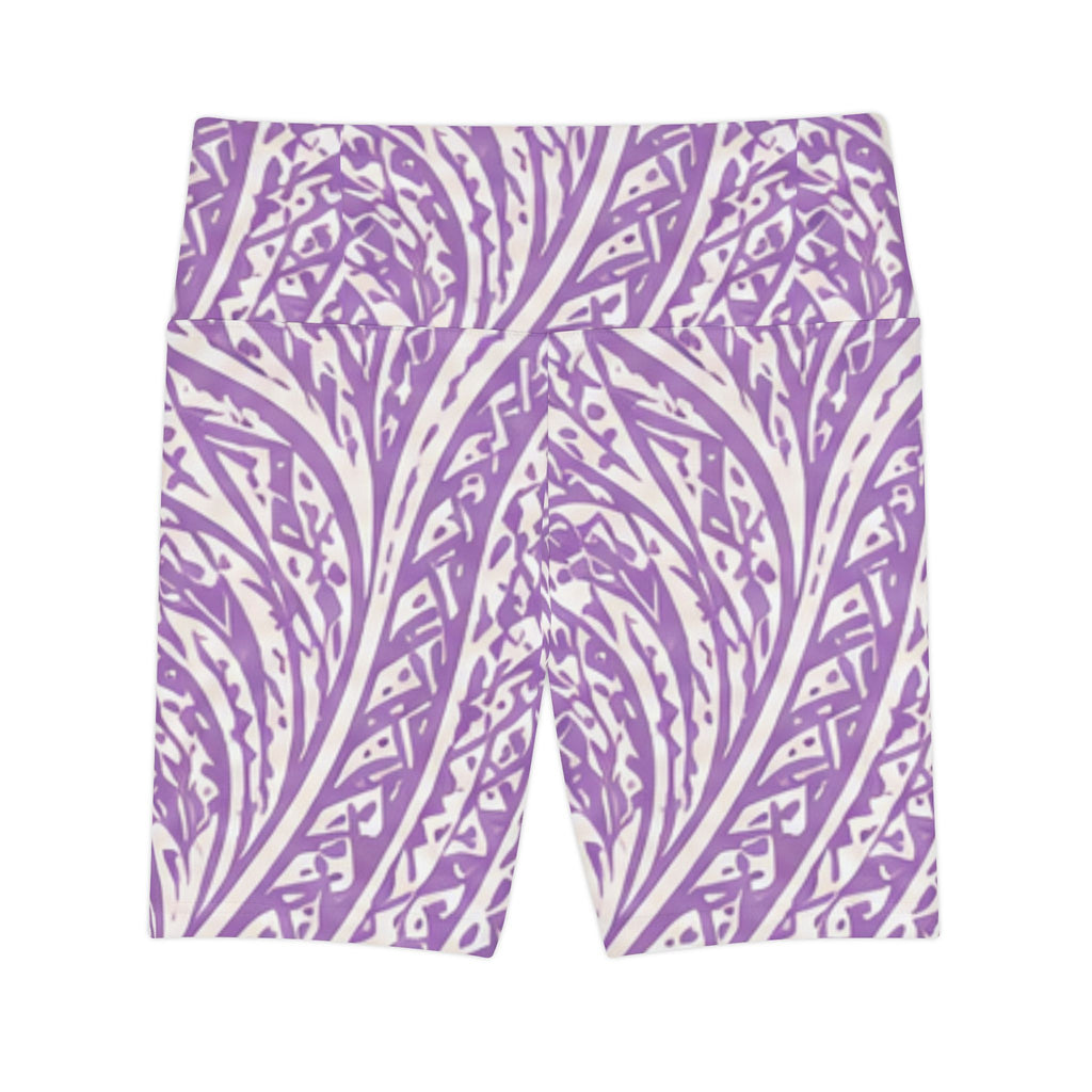 Lilikoi & Ulu (Breadfruit) Women's Workout Shorts — Tropical Athletic AOP