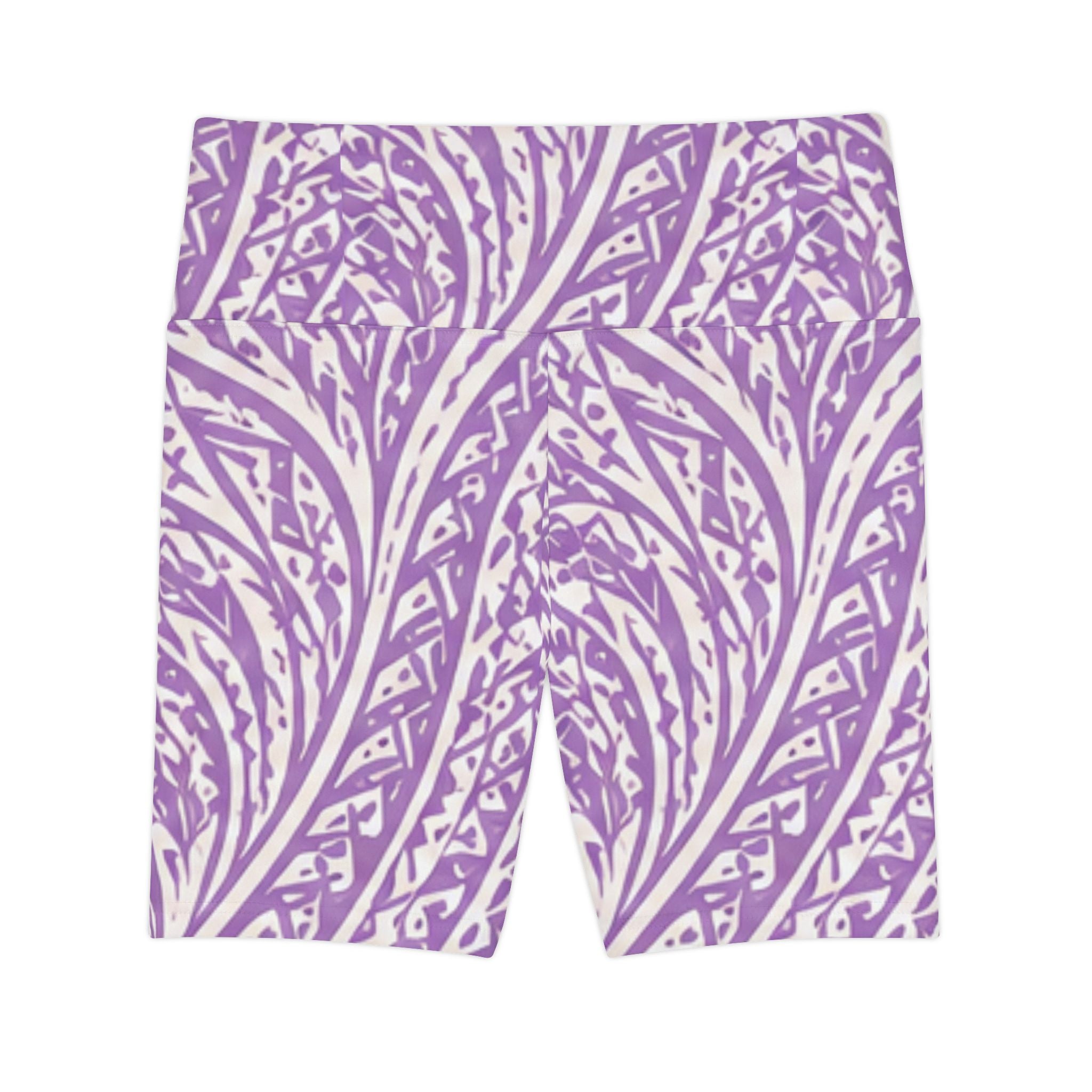 Lilikoi & Ulu (Breadfruit) Women's Workout Shorts — Tropical Athletic AOP