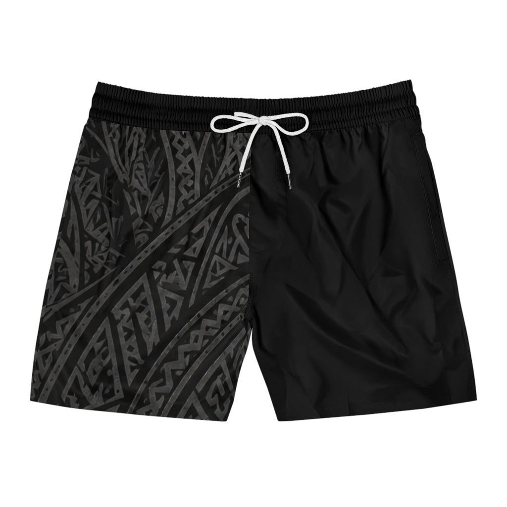 Relentless Tribal Swim Shorts — Men's Mid-Length Beach Trunks