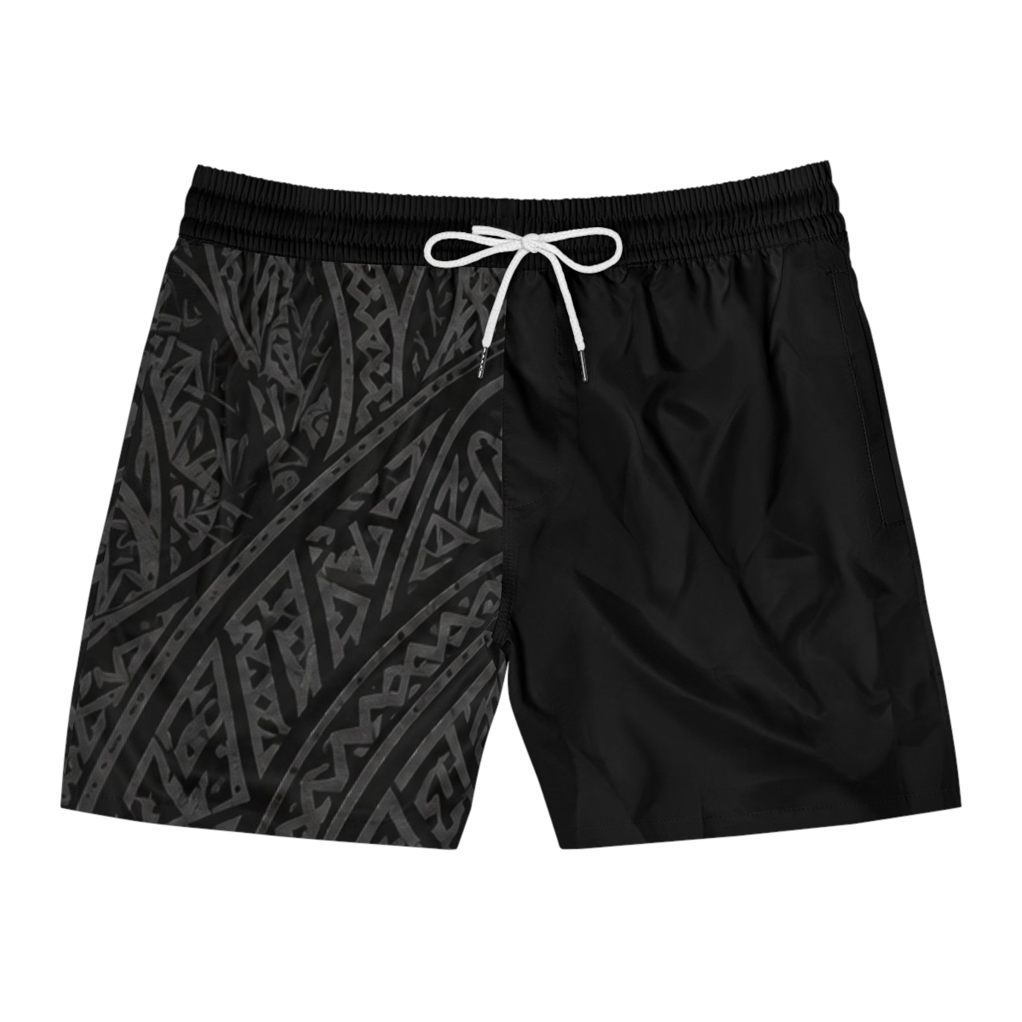 Relentless Tribal Swim Shorts — Men's Mid-Length Beach Trunks