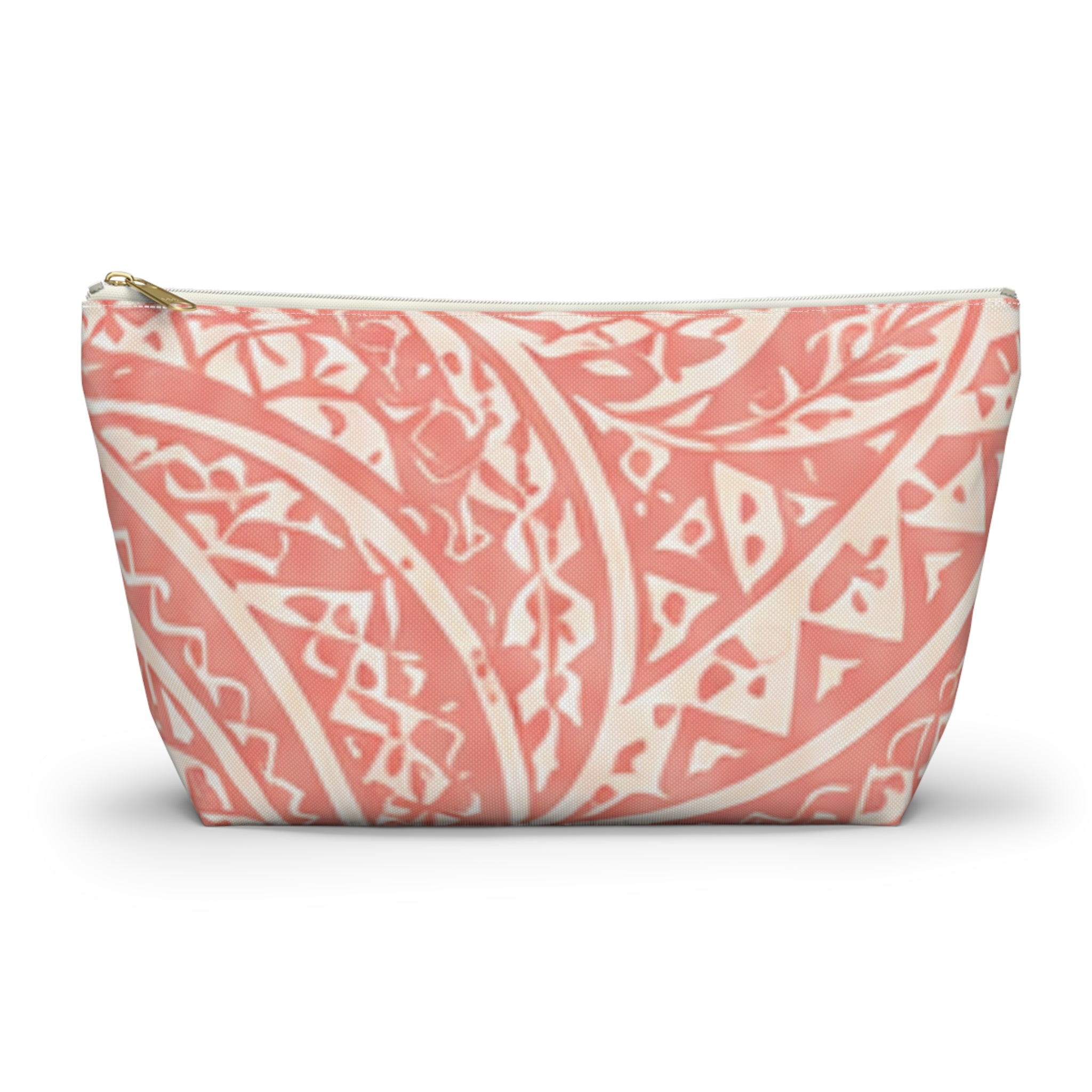 Maui Pink Lau Ti Leaf Accessory Pouch — T‑Bottom Travel Case