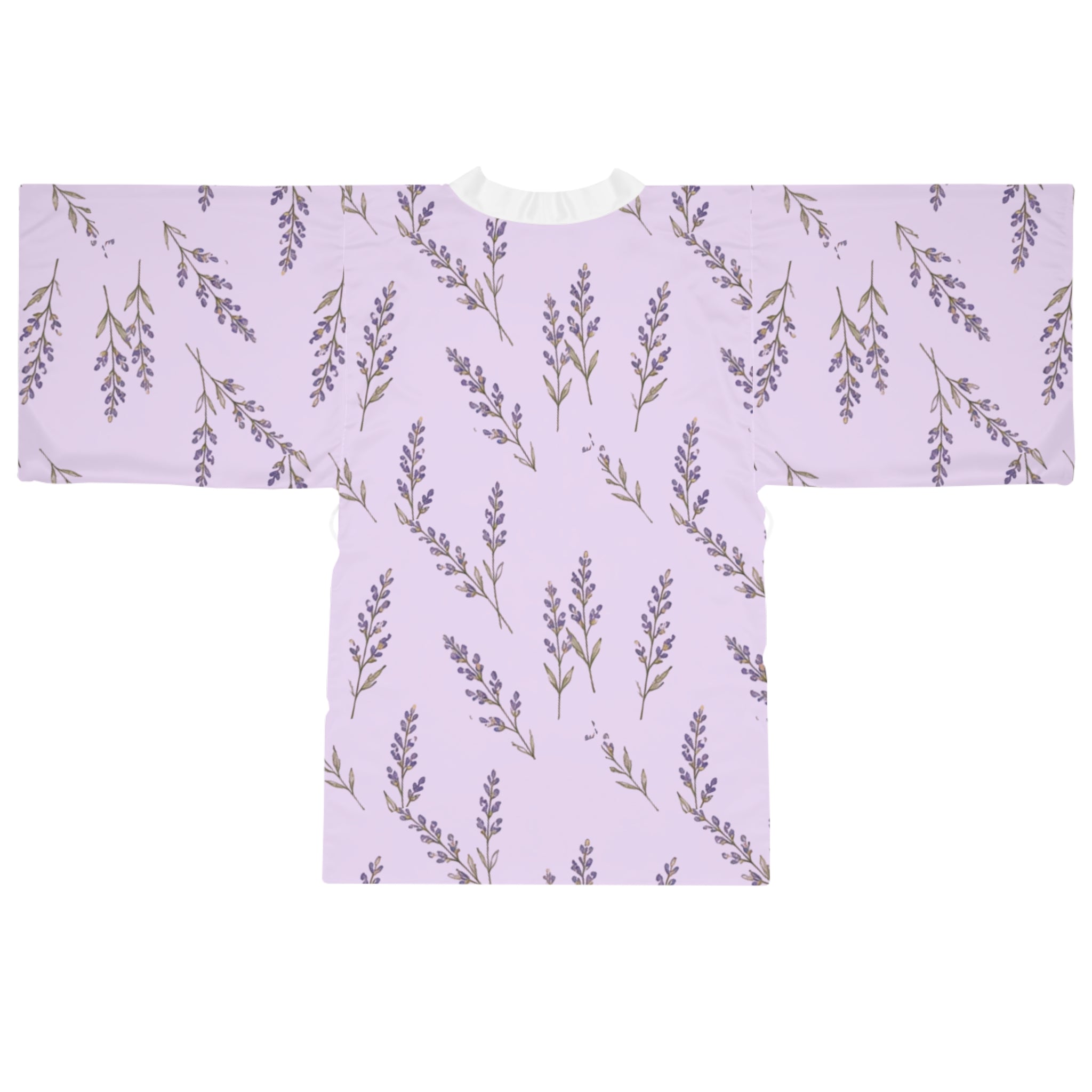 Lavender Sprig Kimono Robe