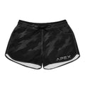 Apex Womens Black Camo Casual Running Shorts