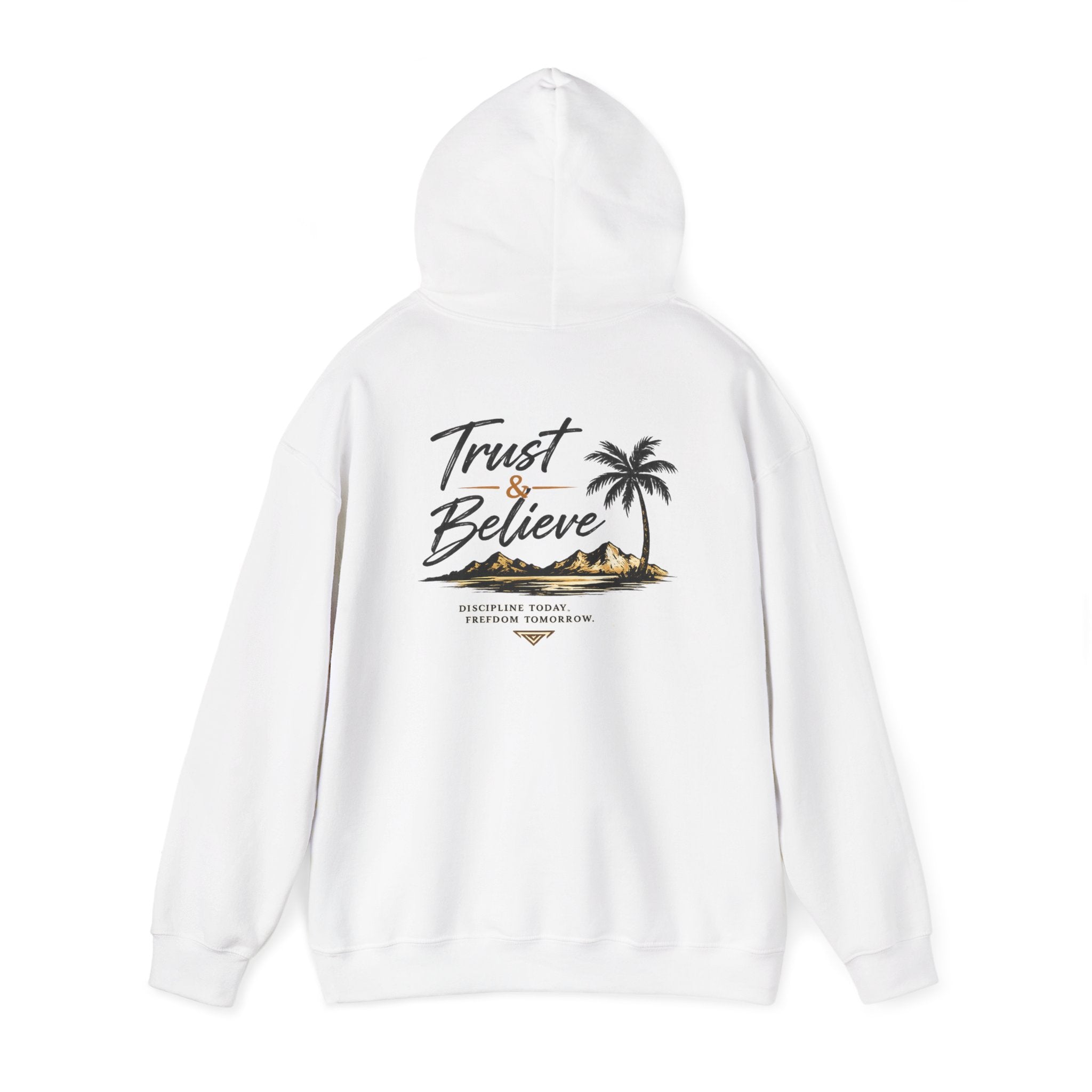 Trust & Believe Hoodie — Palm Island Inspirational Pullover