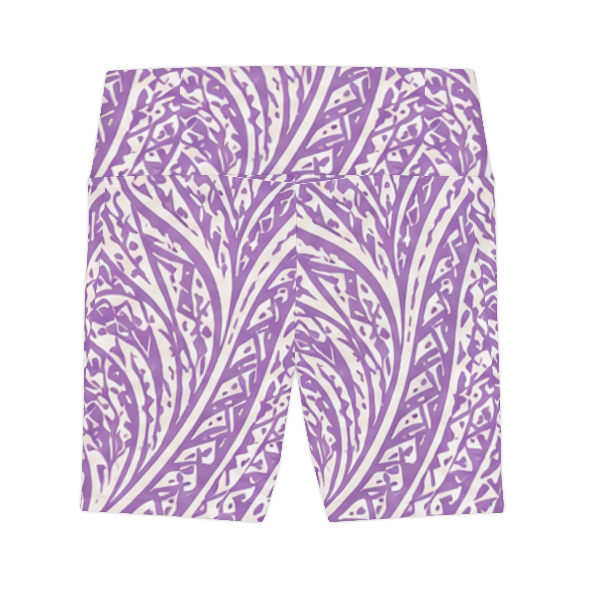 Lilikoi & Ulu (Breadfruit) Women's Workout Shorts — Tropical Athletic AOP