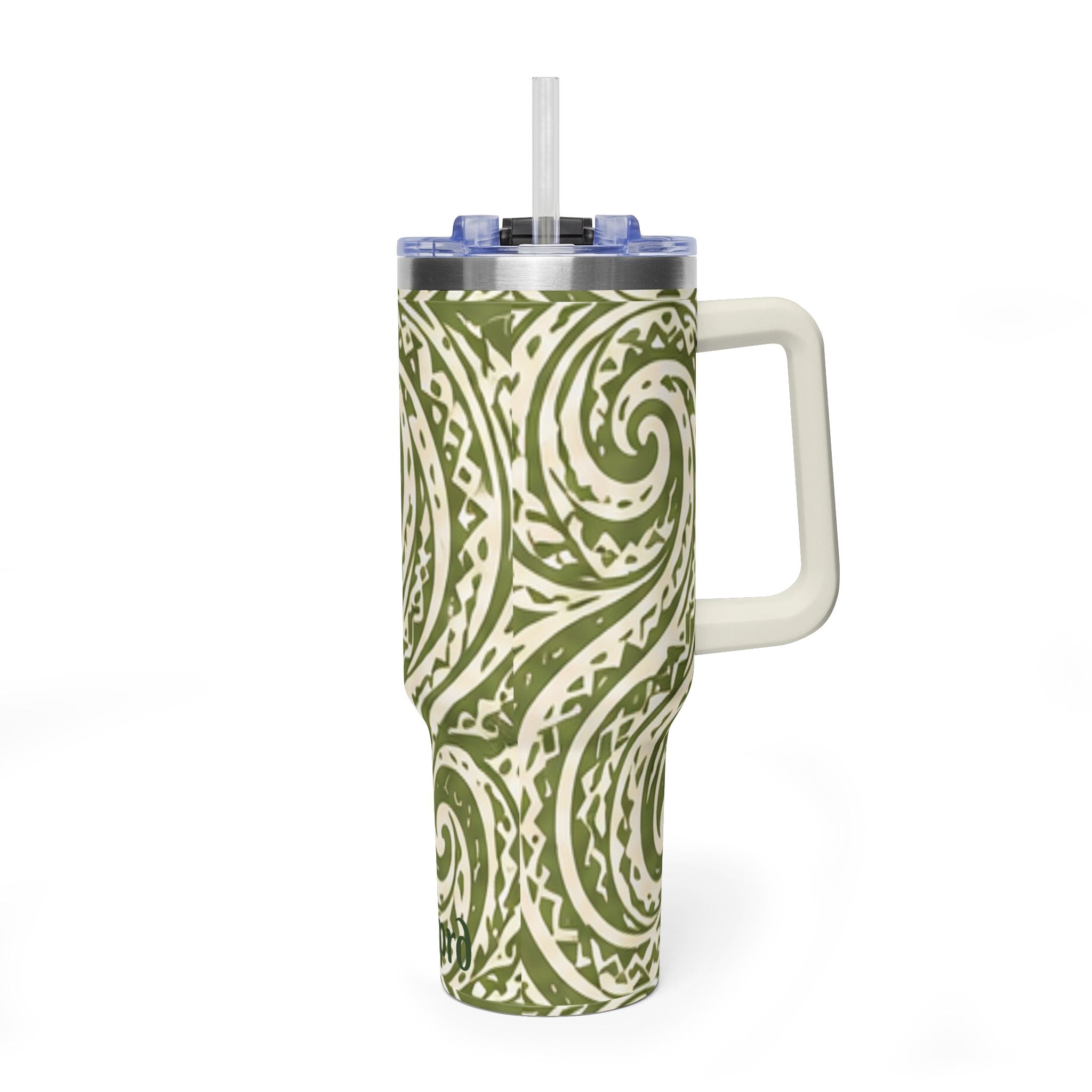 40oz Vacuum Tumbler — Kaneohe Spiral Design