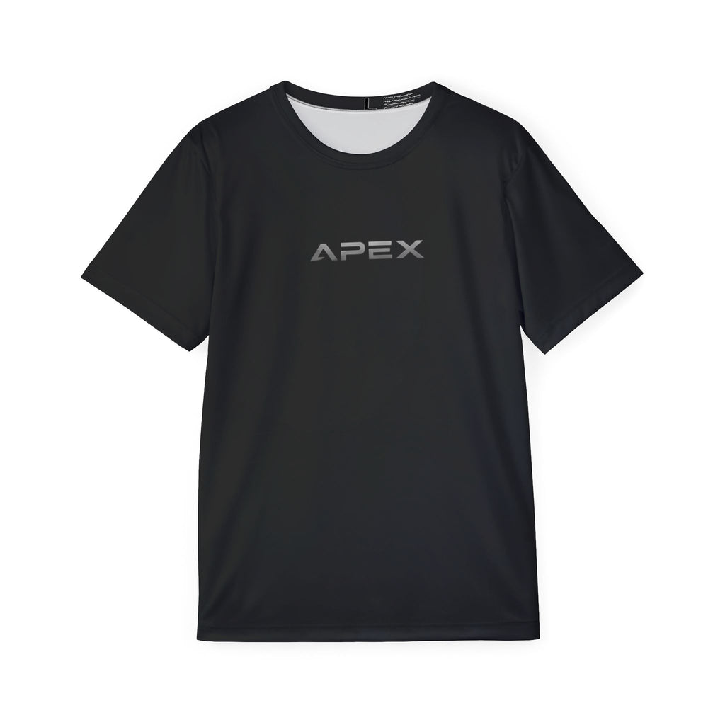Apex Performance Sports Jersey — Men's Black Athletic Tee