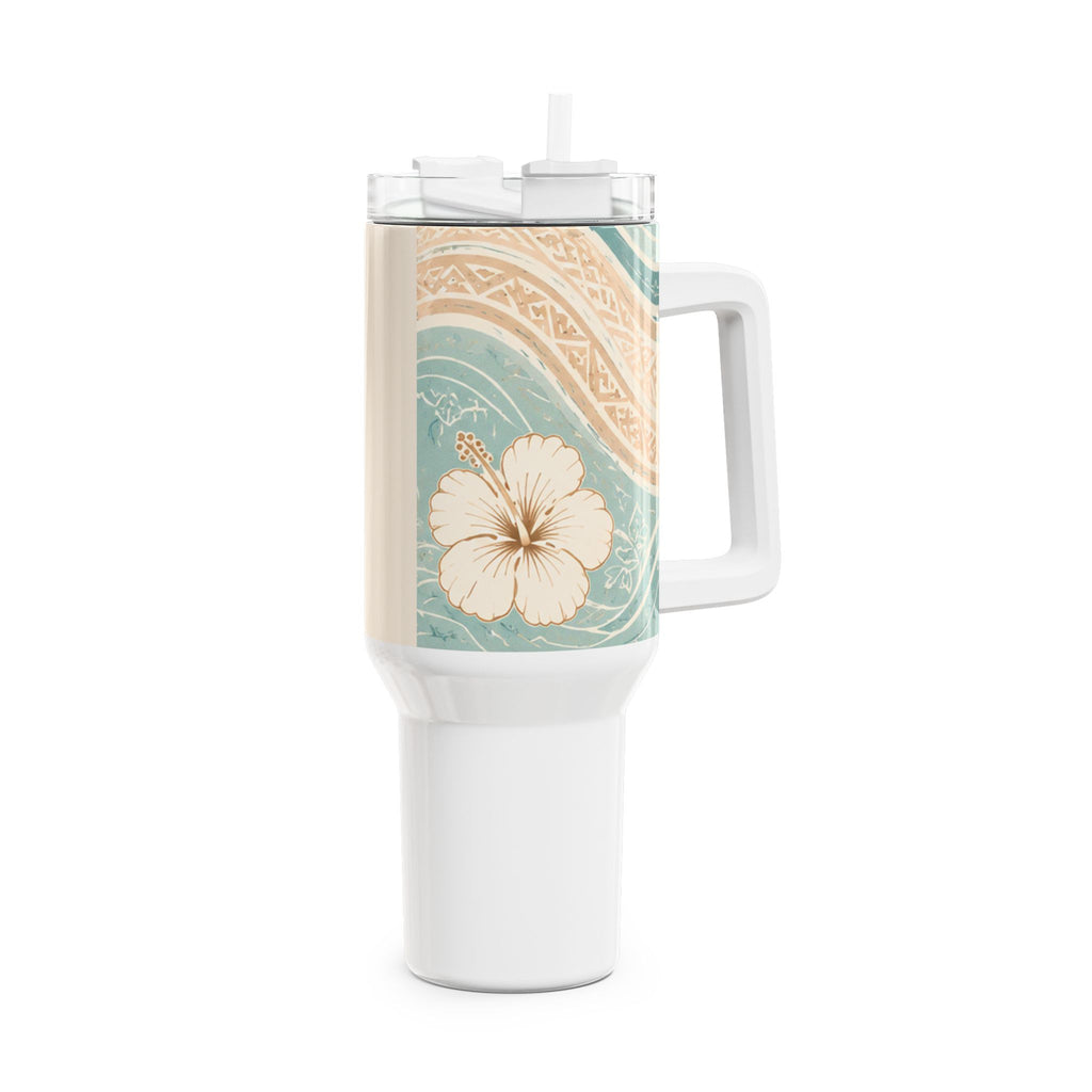Personalized 40oz Tumbler — 'moana grace' Sea Turtle Ocean Design