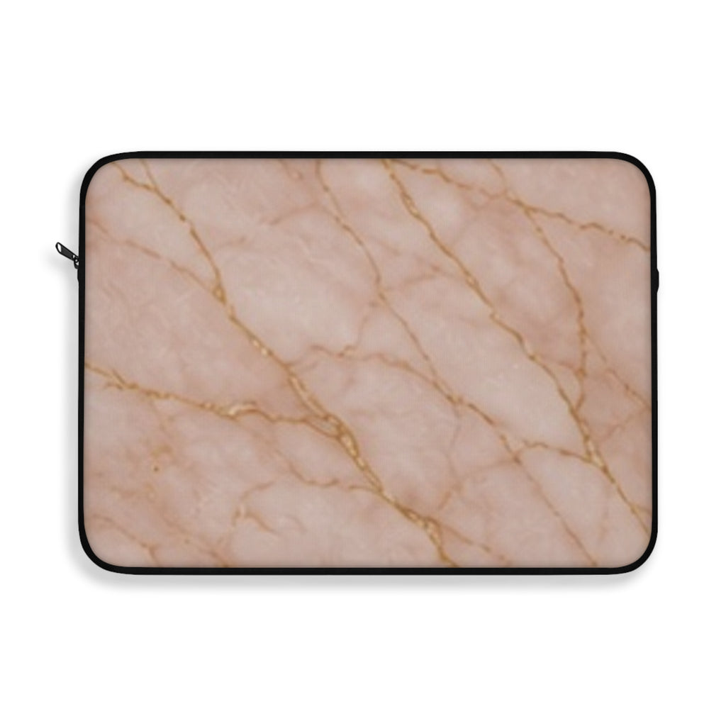 Pink Marble Laptop Sleeve — Protective Stylish Laptop Case
