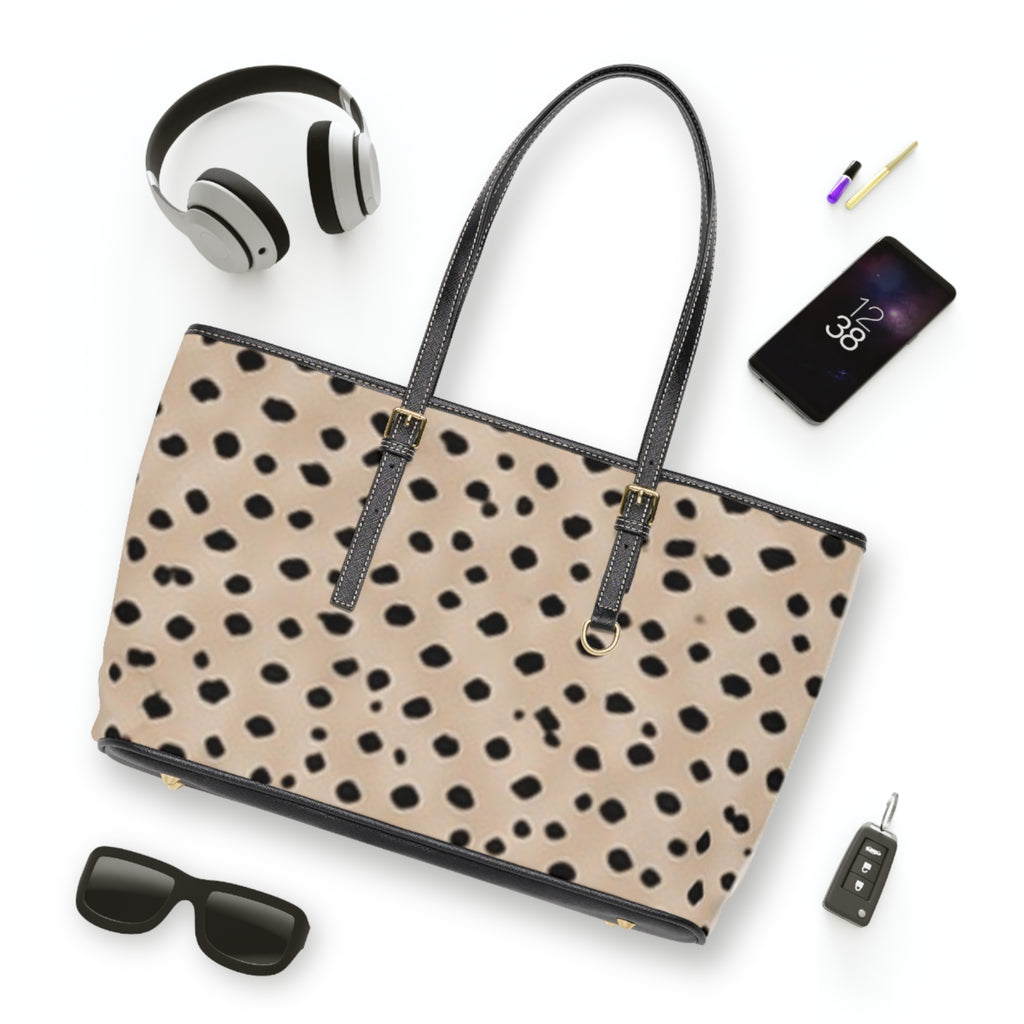 Minimal Dot Luxury PU Leather Shoulder Bag