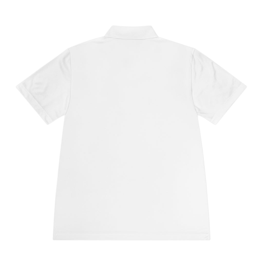 Men's Sport Polo — Retro Racing Script Chest Logo