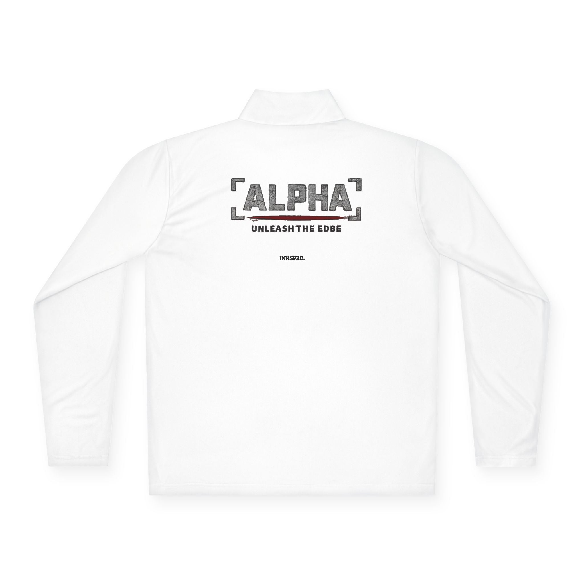 Alpha Logo Quarter-Zip Pullover — Minimal Athletic Half-Zip