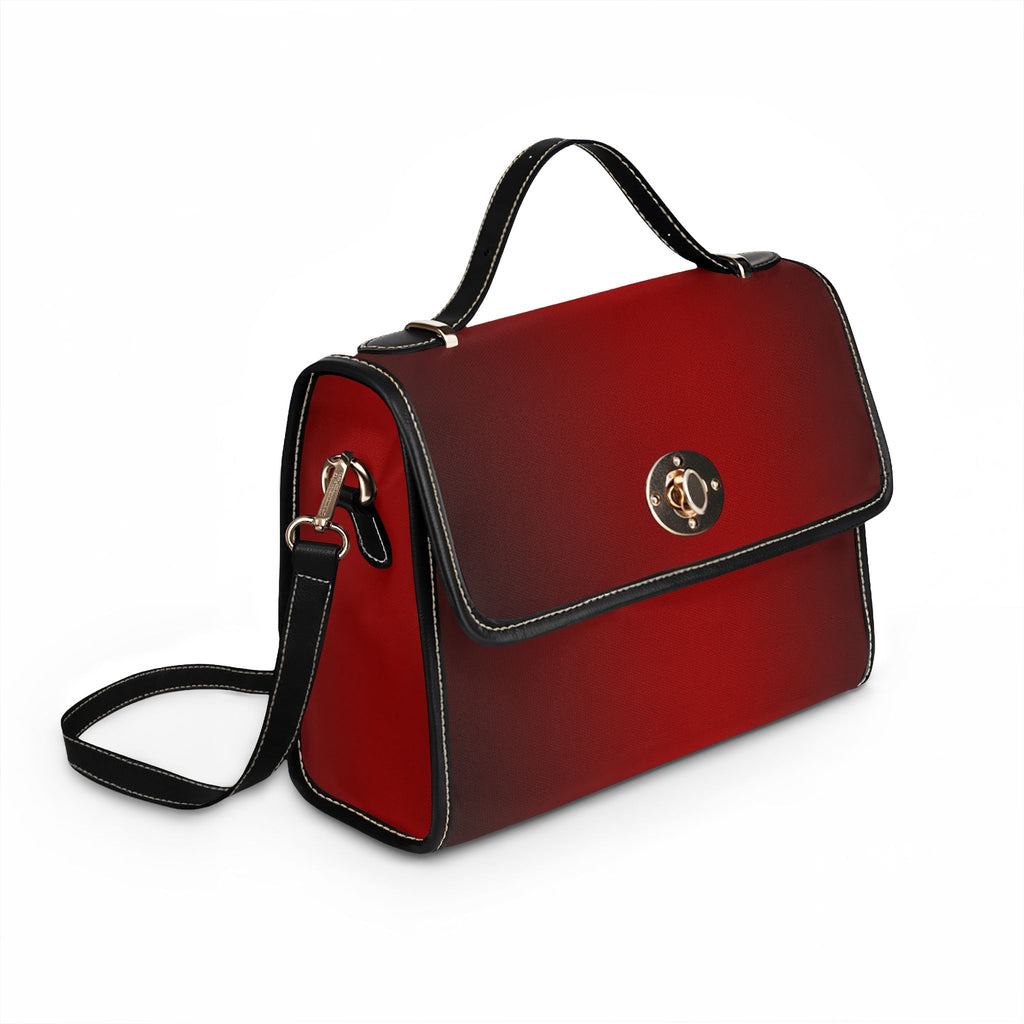 Royal Red Waterproof Canvas Purse
