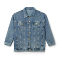 Women's Denim Jacket — Hibiscus Aloha Spirit Embroidered