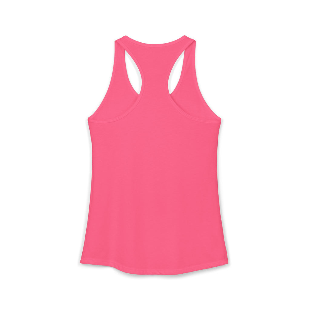 She's a Whole Vibe Racerback Tank — Feminine Bold Strong
