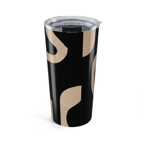 20oz Abstract Shapes Tumbler — Modern Geometric Drinkware