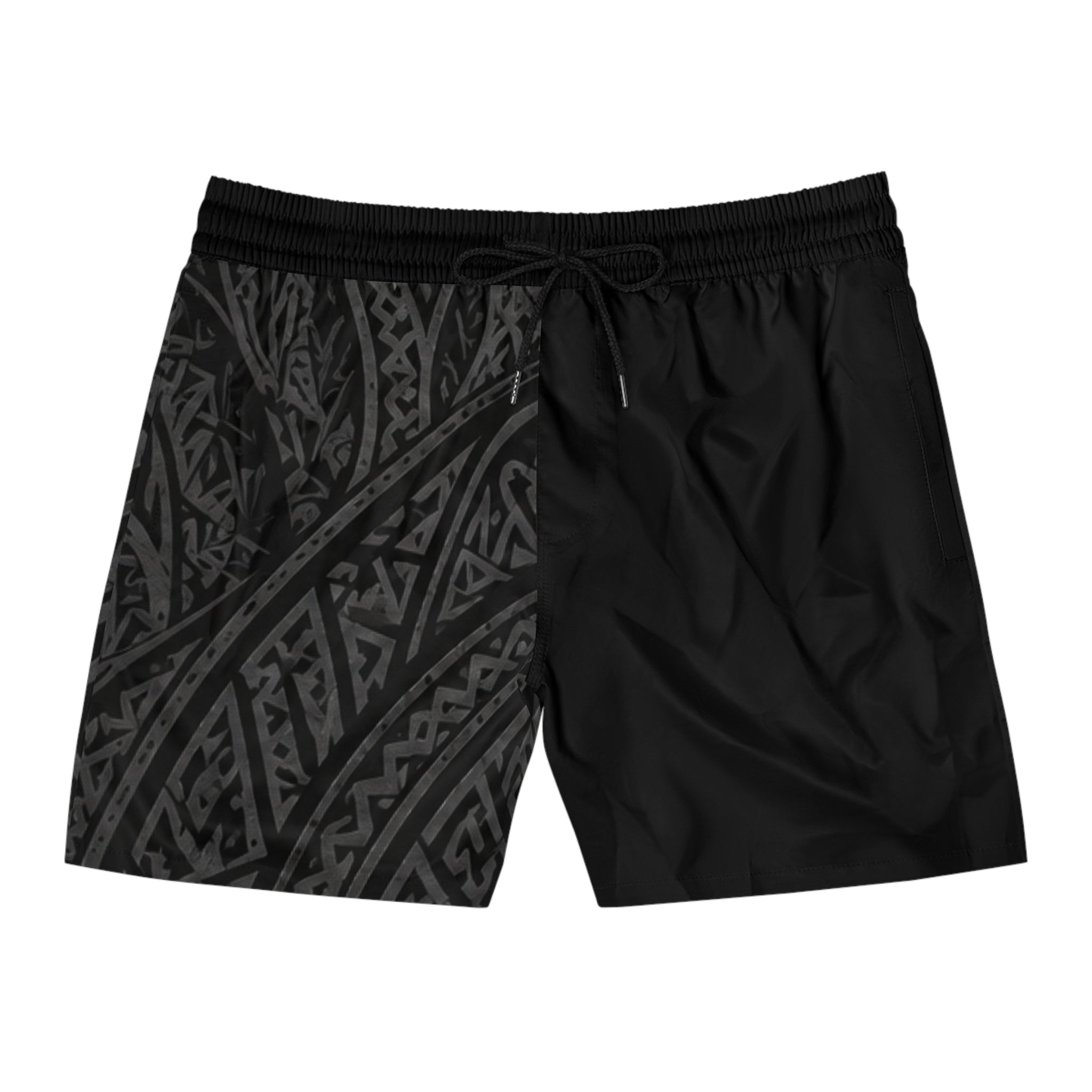 Relentless Tribal Swim Shorts — Men's Mid-Length Beach Trunks