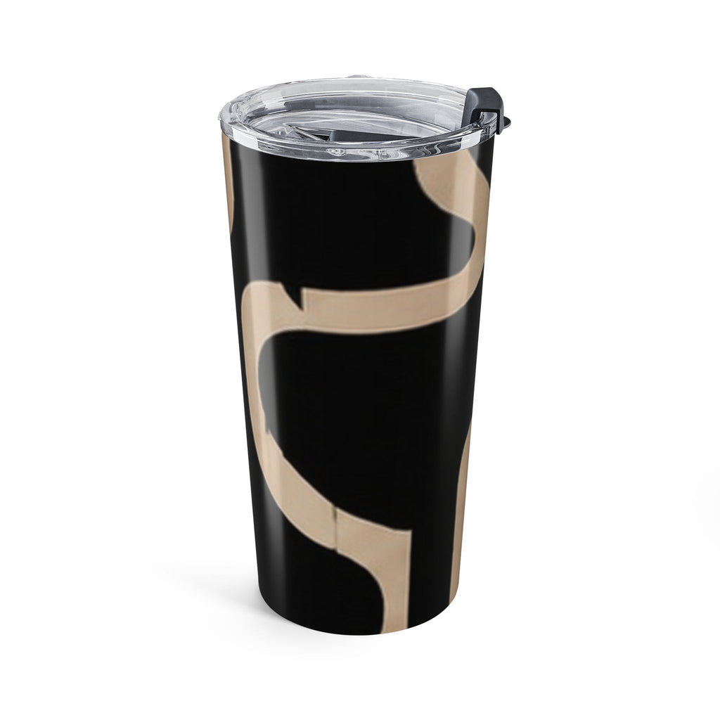 20oz Abstract Shapes Tumbler — Modern Geometric Drinkware