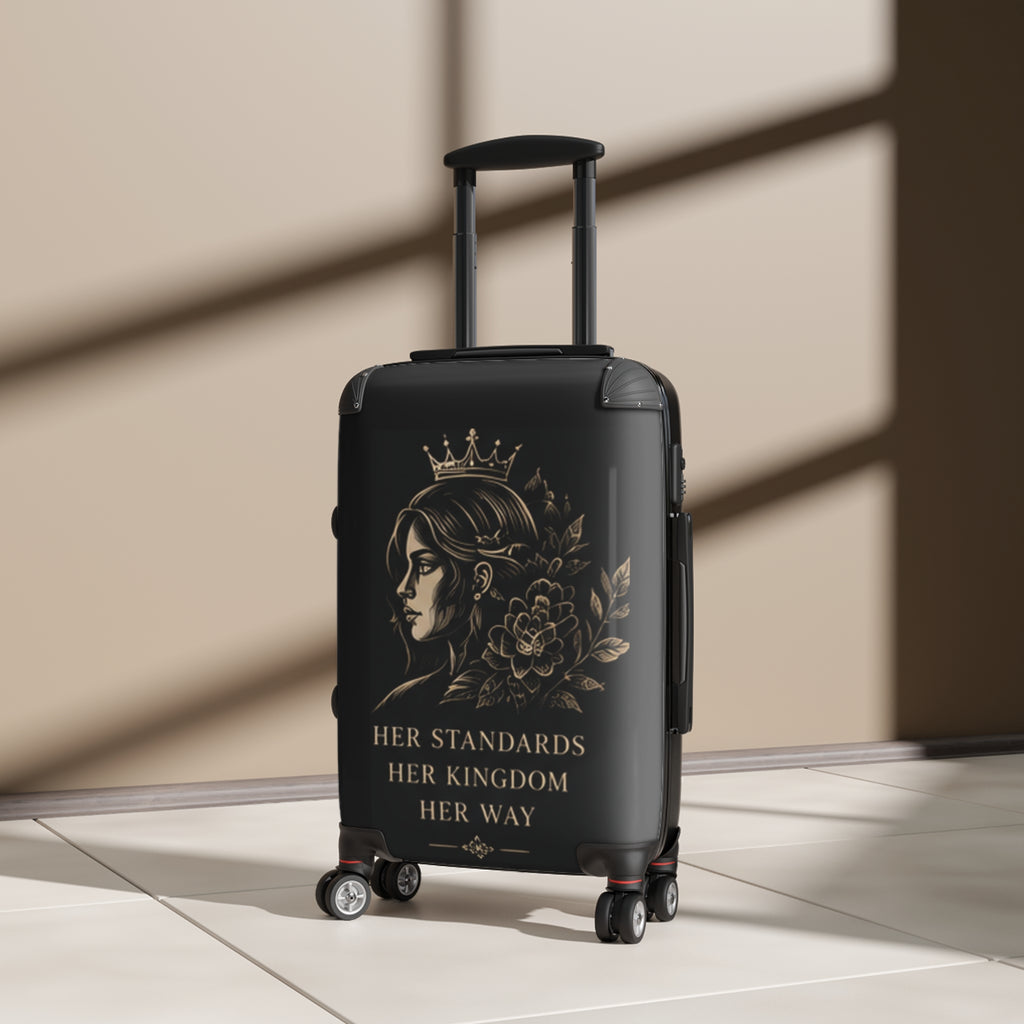 Suitcase — 'Her Standards, Her Kingdom, Her Way' Empowerment Carry-On