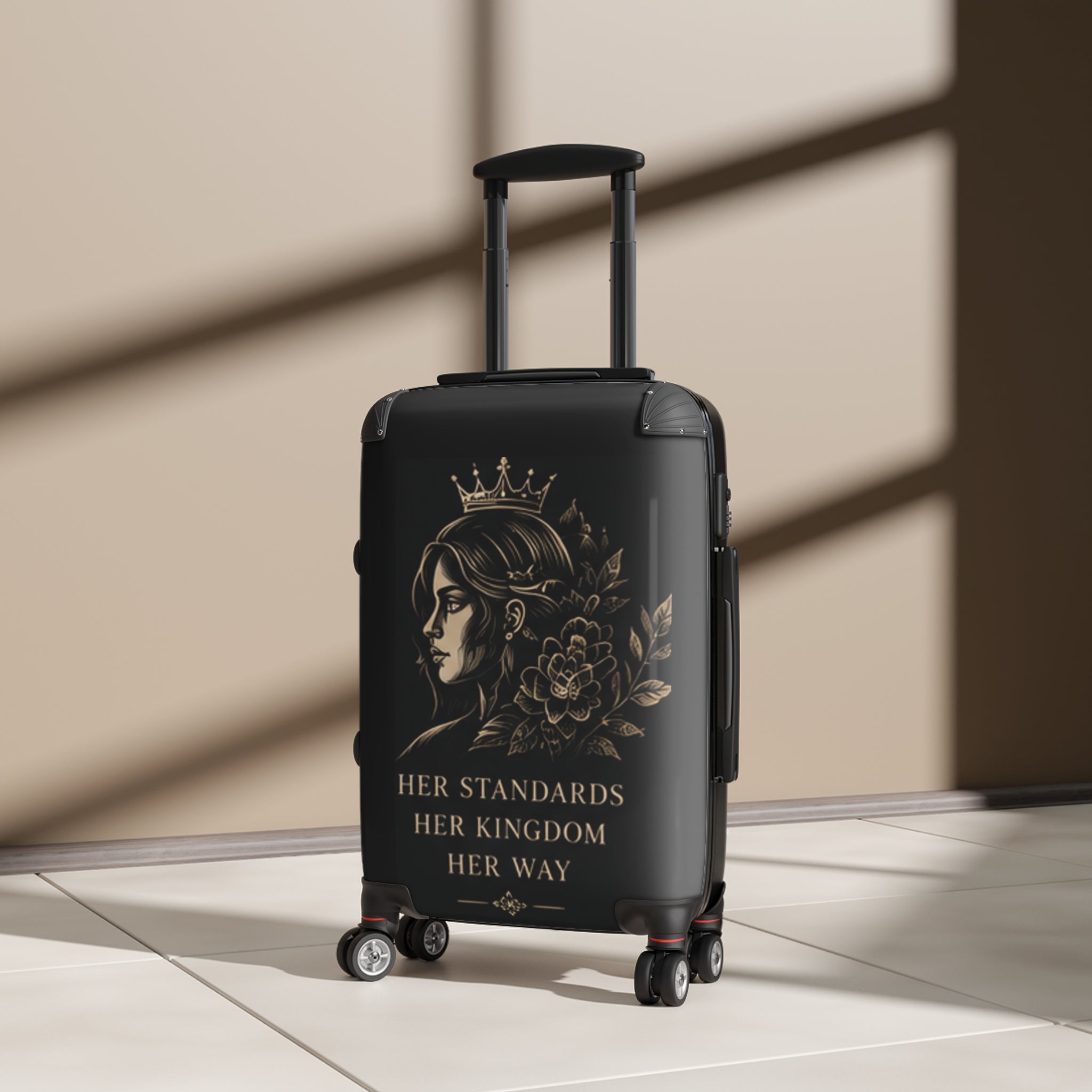 Suitcase — 'Her Standards, Her Kingdom, Her Way' Empowerment Carry-On