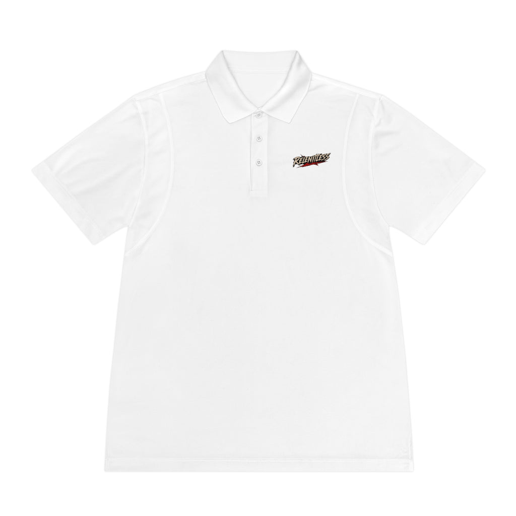 Men's Sport Polo — Retro Racing Script Chest Logo