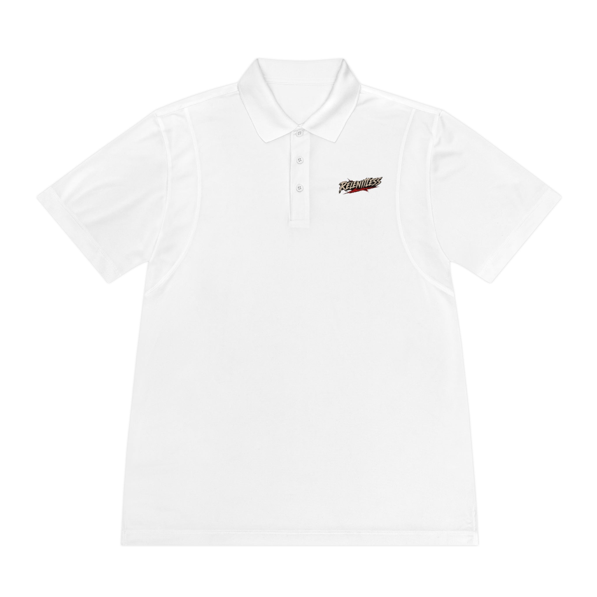 Men's Sport Polo — Retro Racing Script Chest Logo