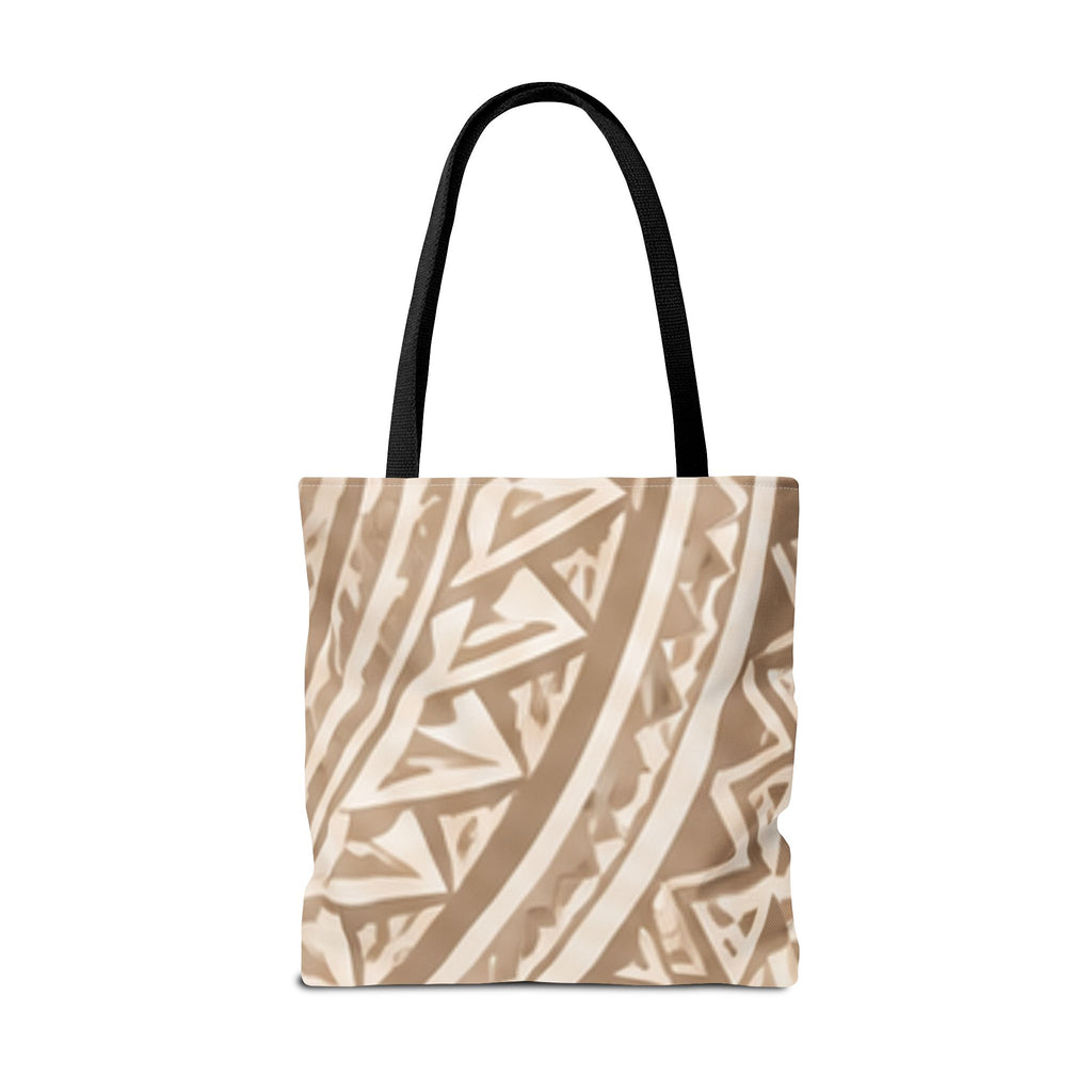 Rooted in Strength Niho Mano Shark Tooth Tribal Tote Bag