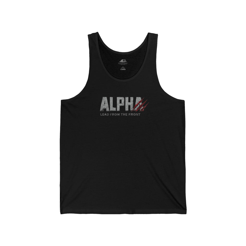 Alpha "Lead From The Front" Tank Top — Military-Inspired Men's Fitness Tank