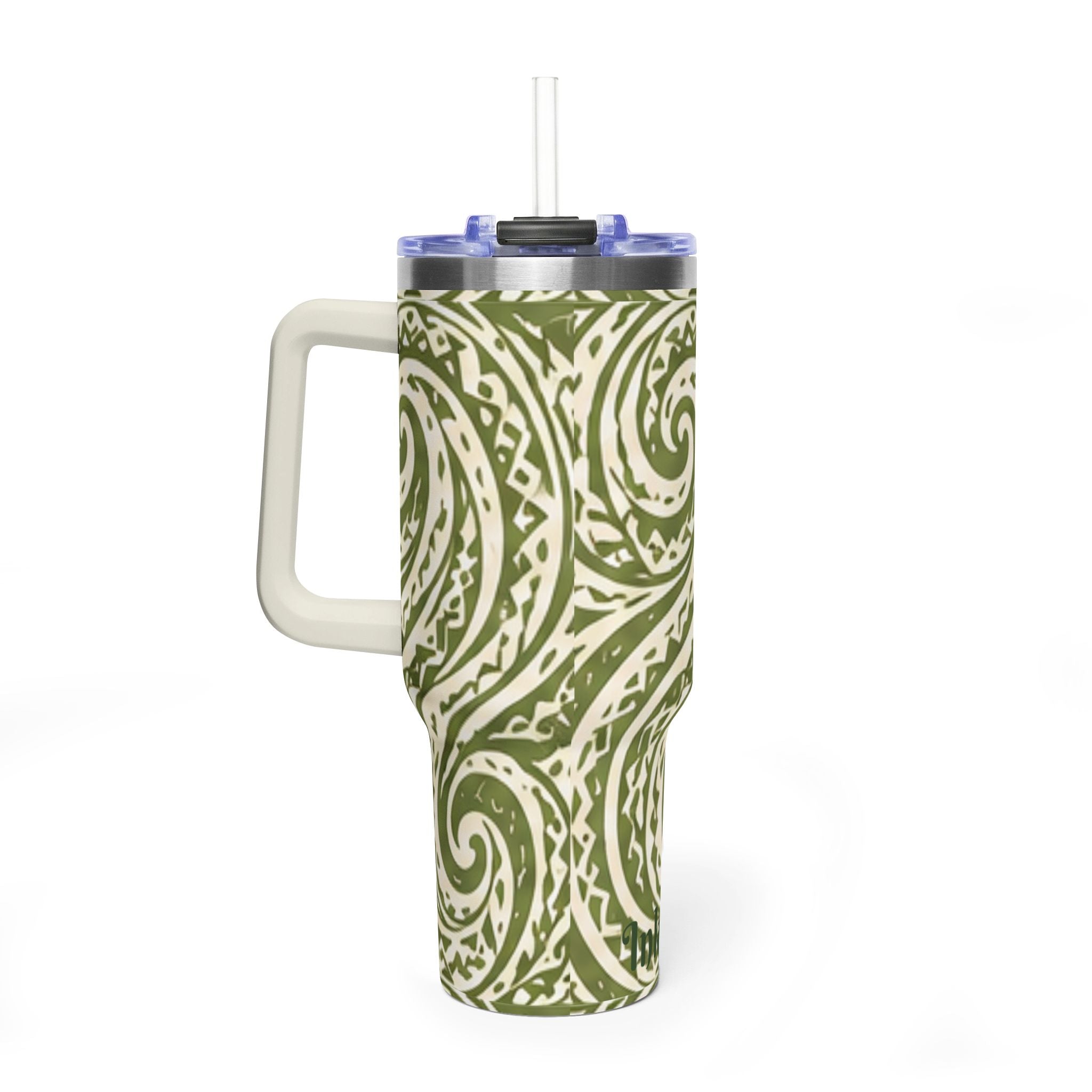 40oz Vacuum Tumbler — Kaneohe Spiral Design